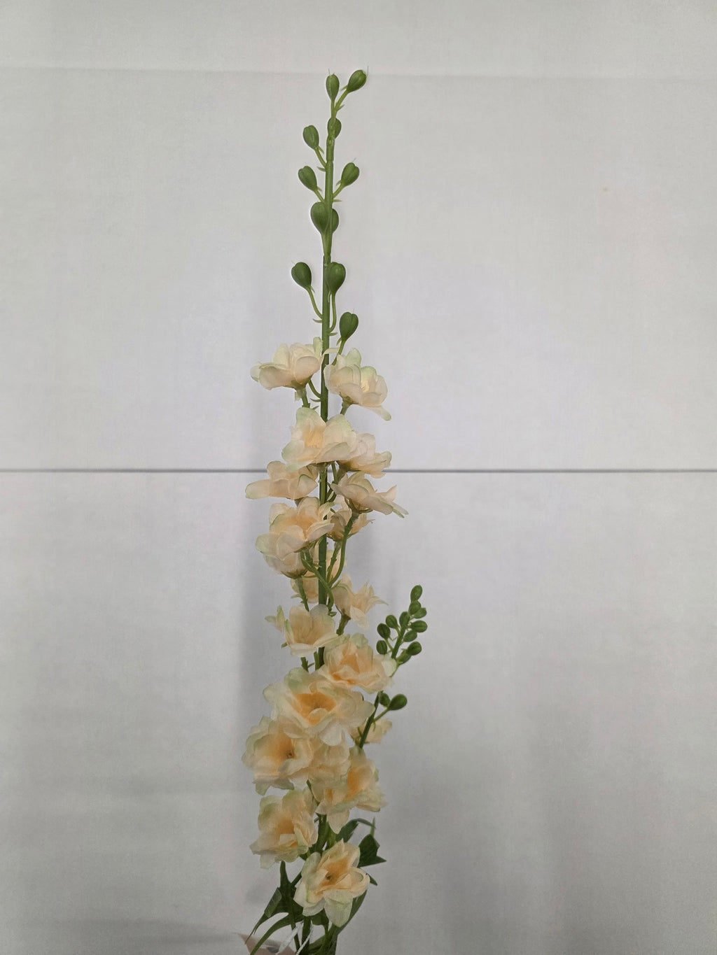 Artificial Delphinium Off White 80cm