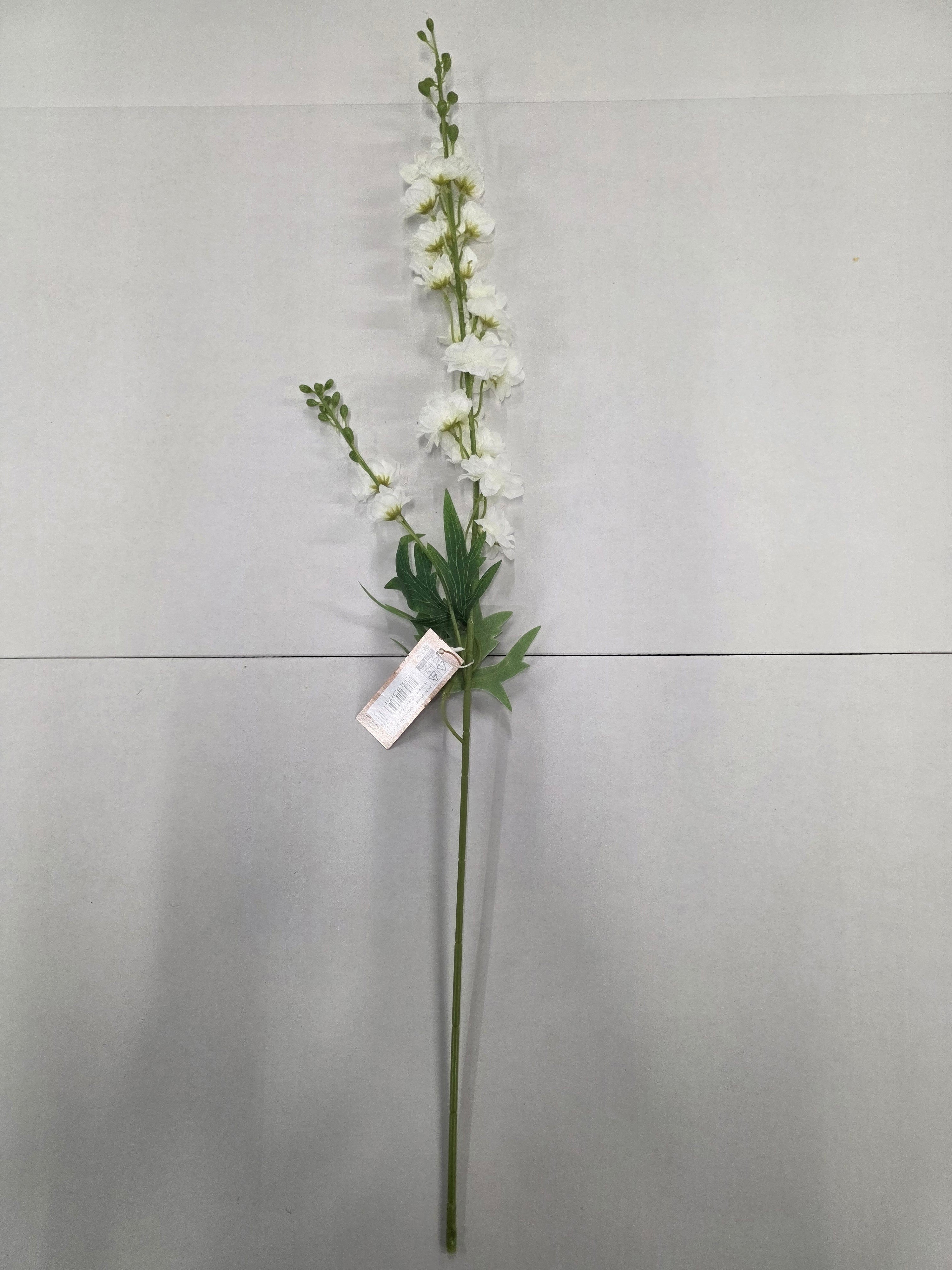 Artificial Delphinium White 80cm