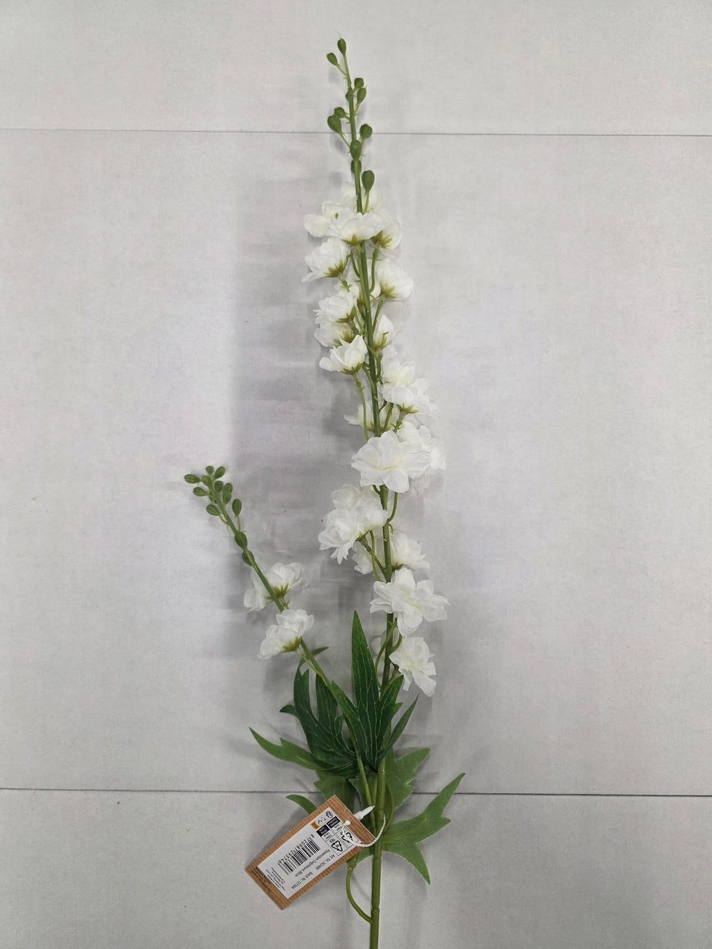 Artificial Delphinium White 80cm