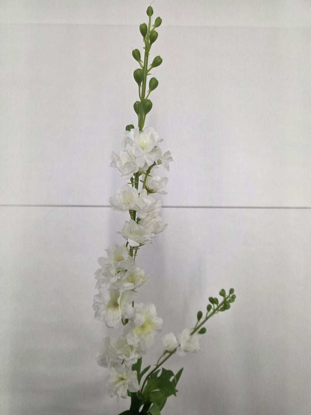 Artificial Delphinium White 80cm