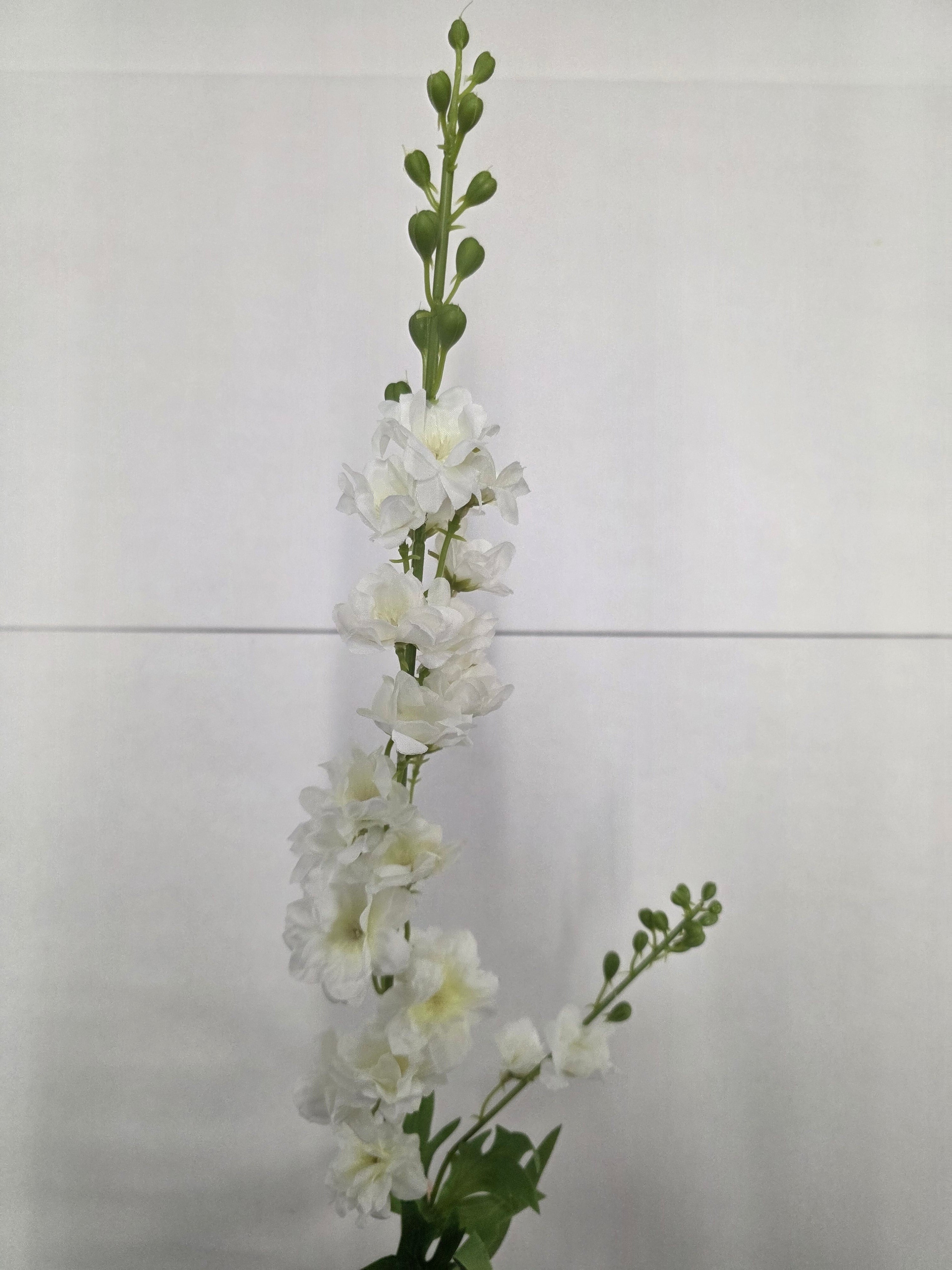 Artificial Delphinium White 80cm