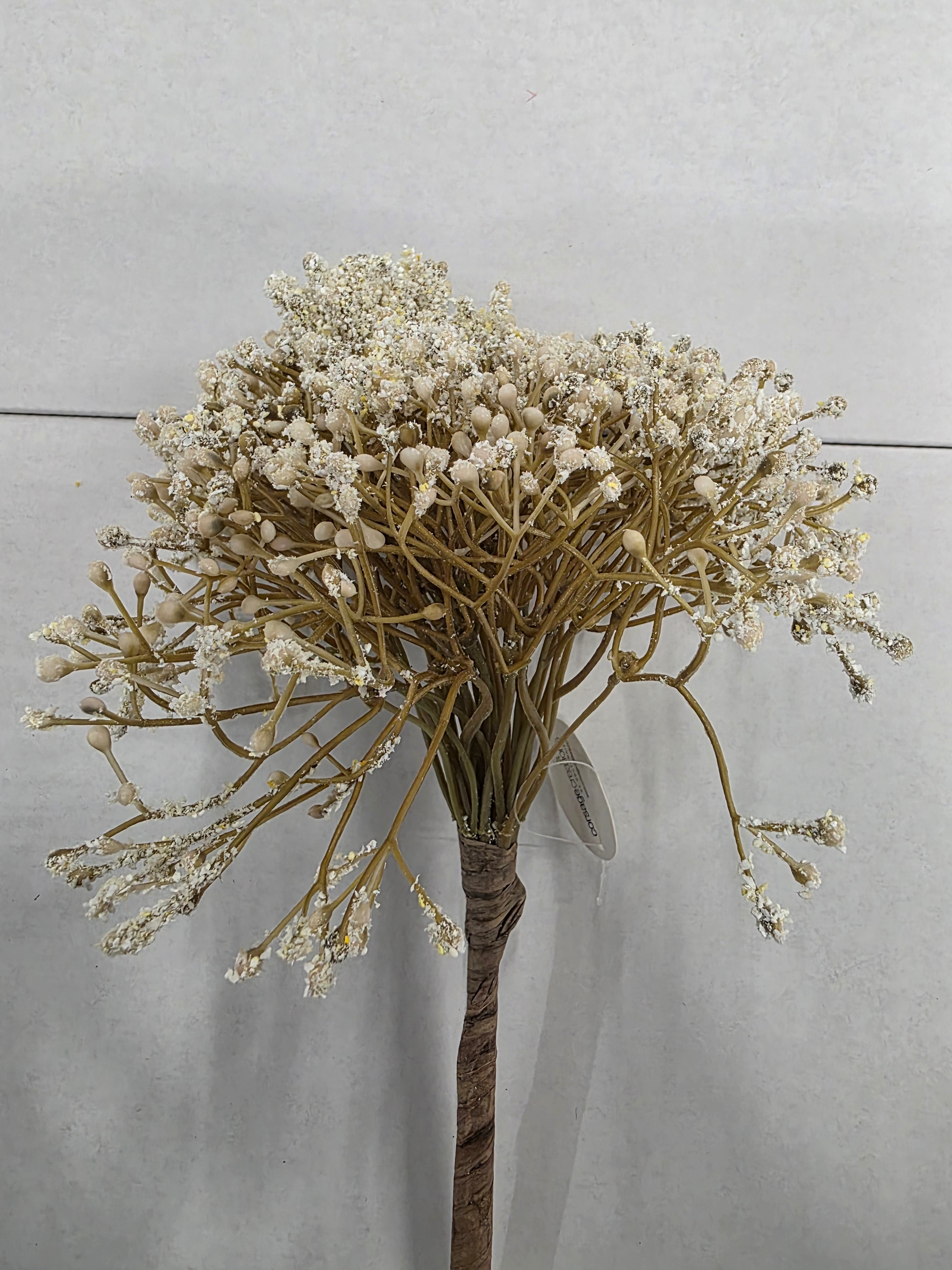 Artificial Gypsophilia Bush Ivory 32cm (PACK OF 2)