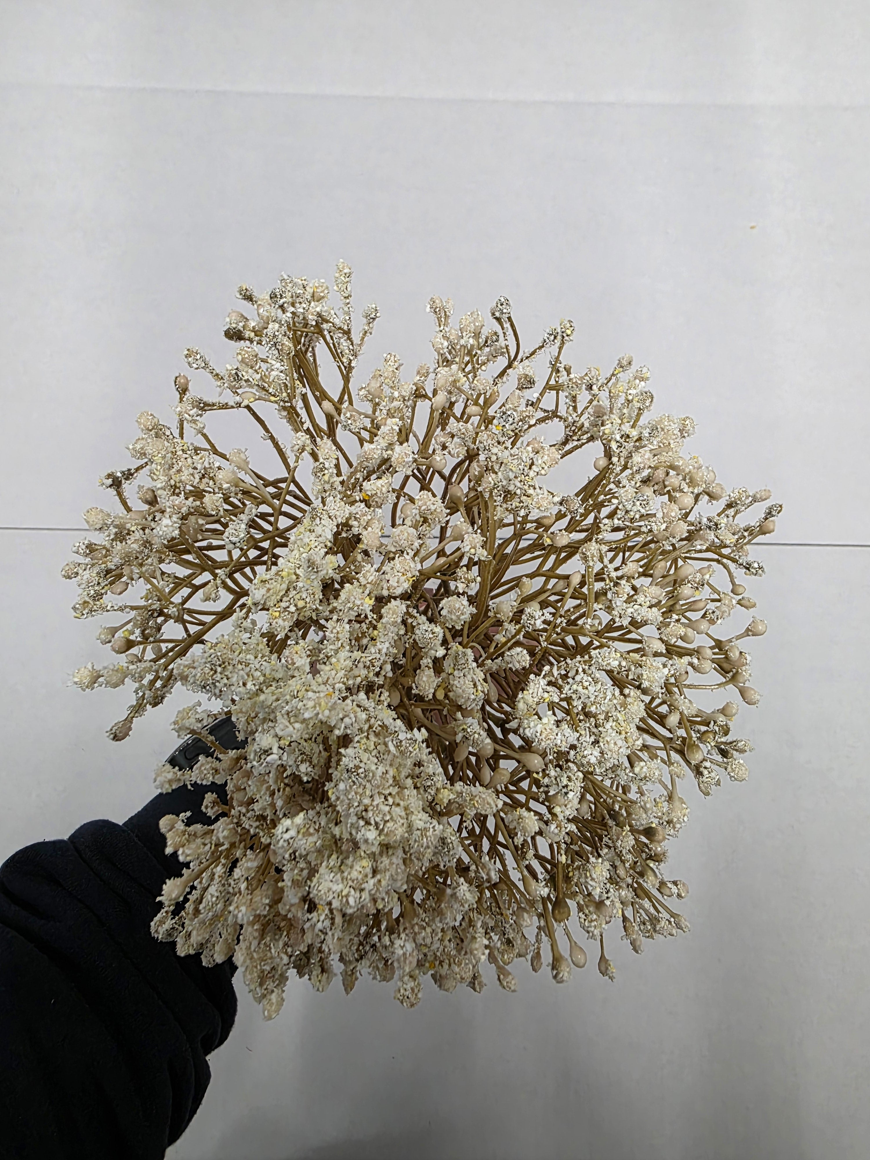 Artificial Gypsophilia Bush Ivory 32cm (PACK OF 2)