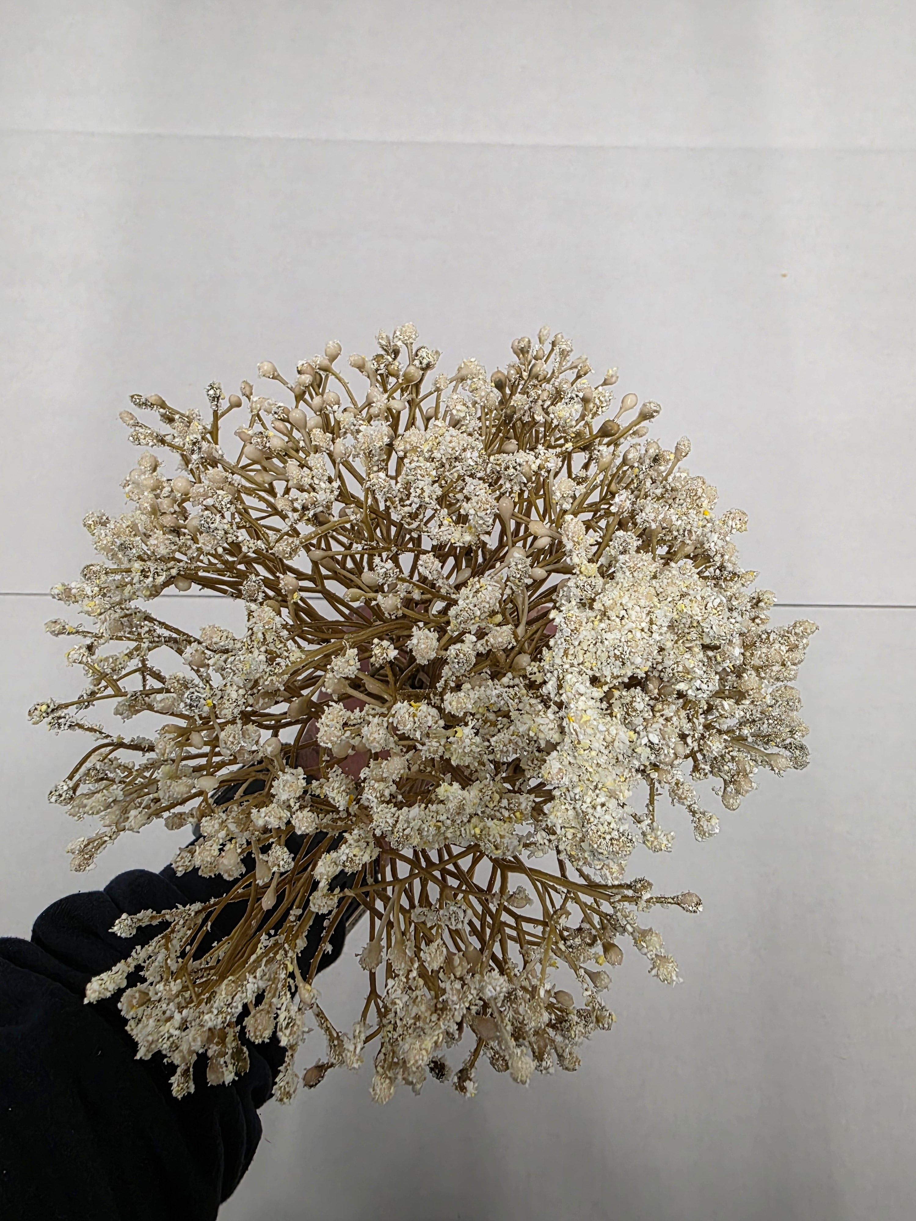Artificial Gypsophilia Bush Ivory 32cm (PACK OF 2)