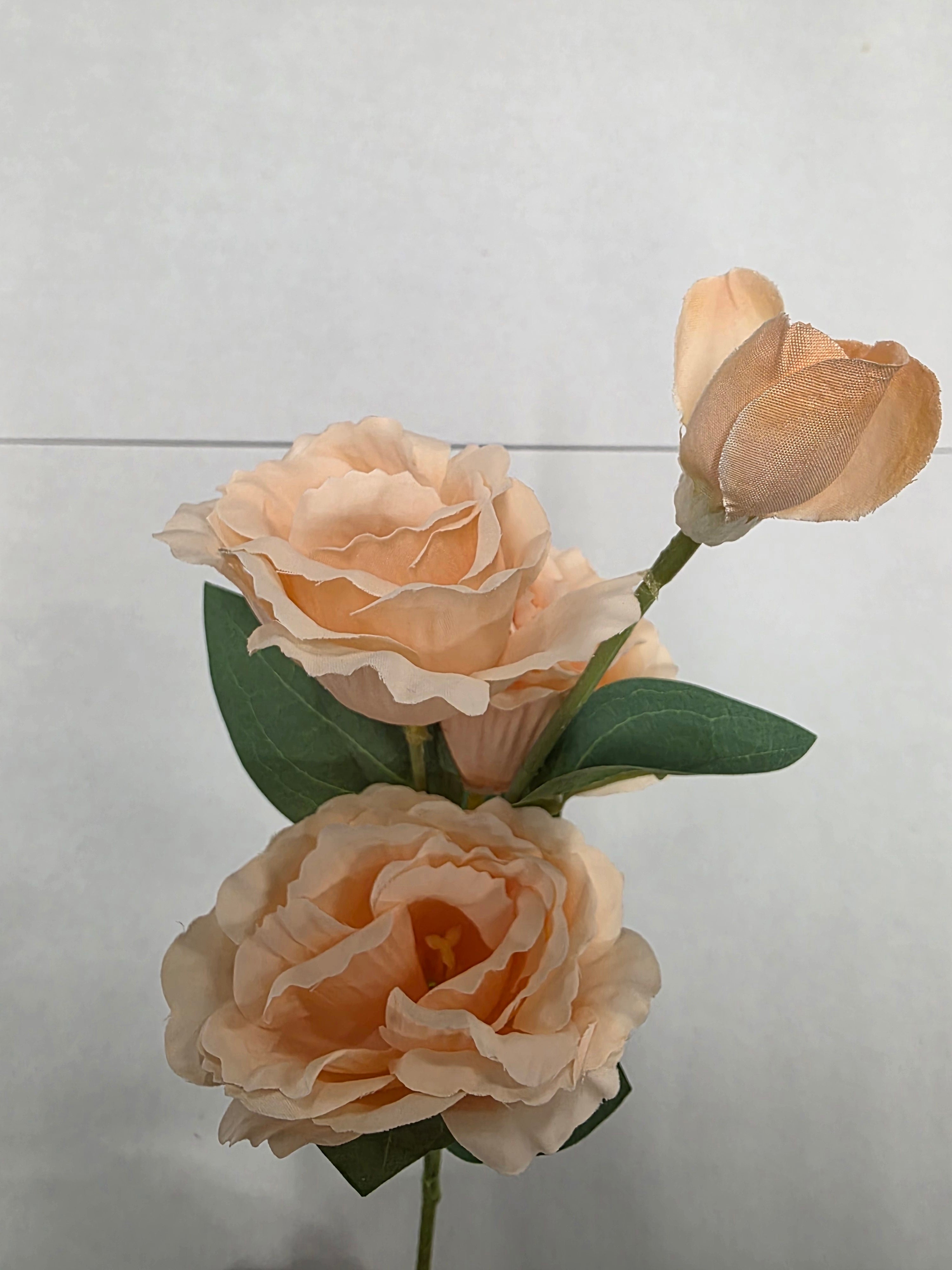 Artificial Lisianthus Salmon 70cm