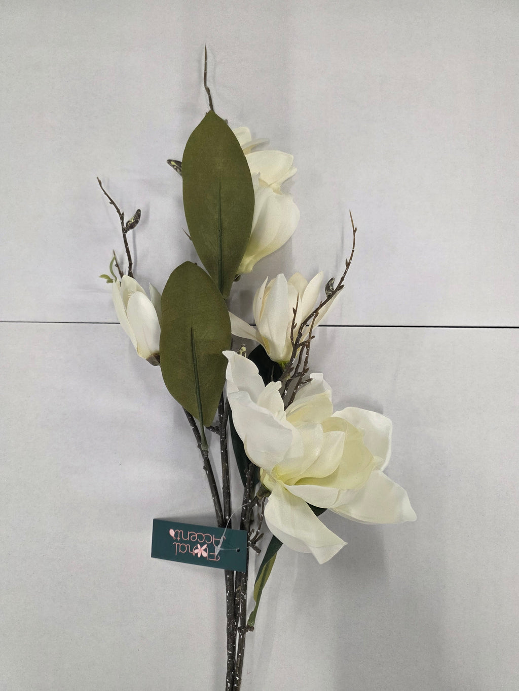 Artificial Magnolia White 94cm
