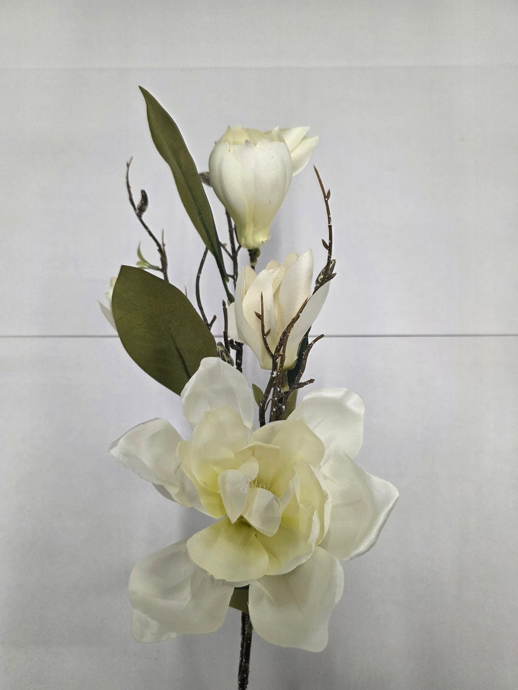 Artificial Magnolia White 94cm