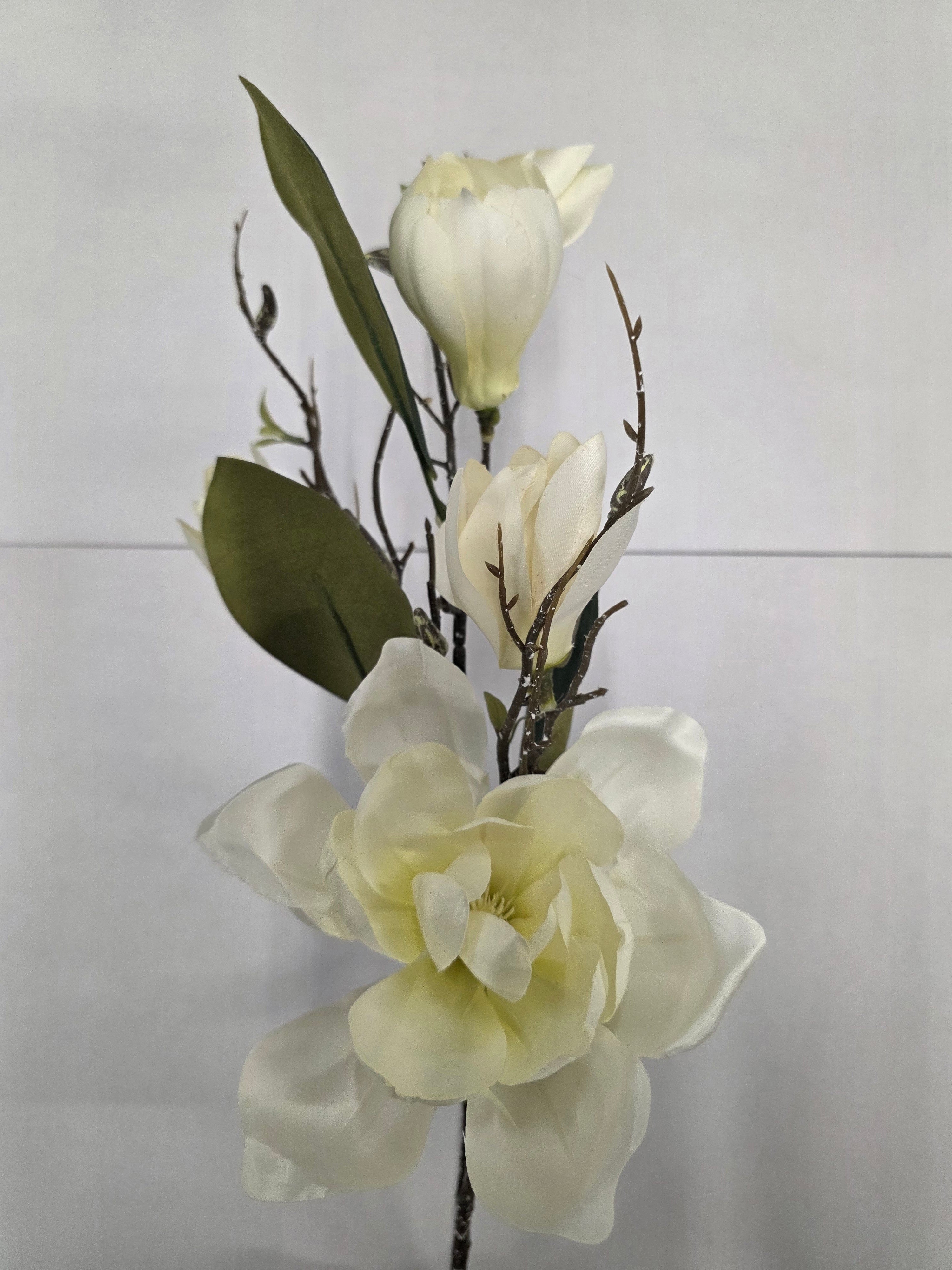 Artificial Magnolia White 94cm