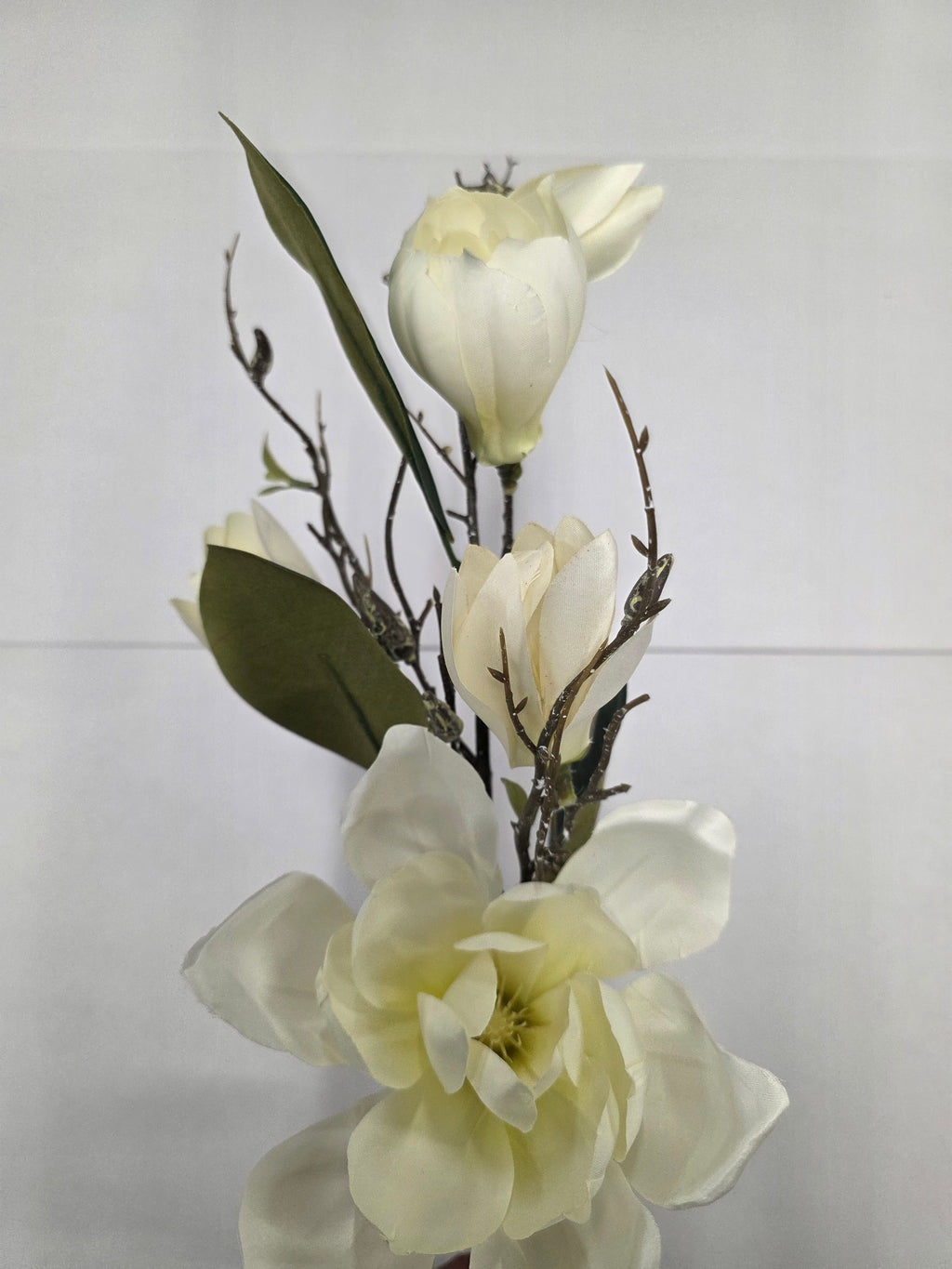 Artificial Magnolia White 94cm