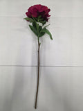 Artificial Peony Plum 70cm