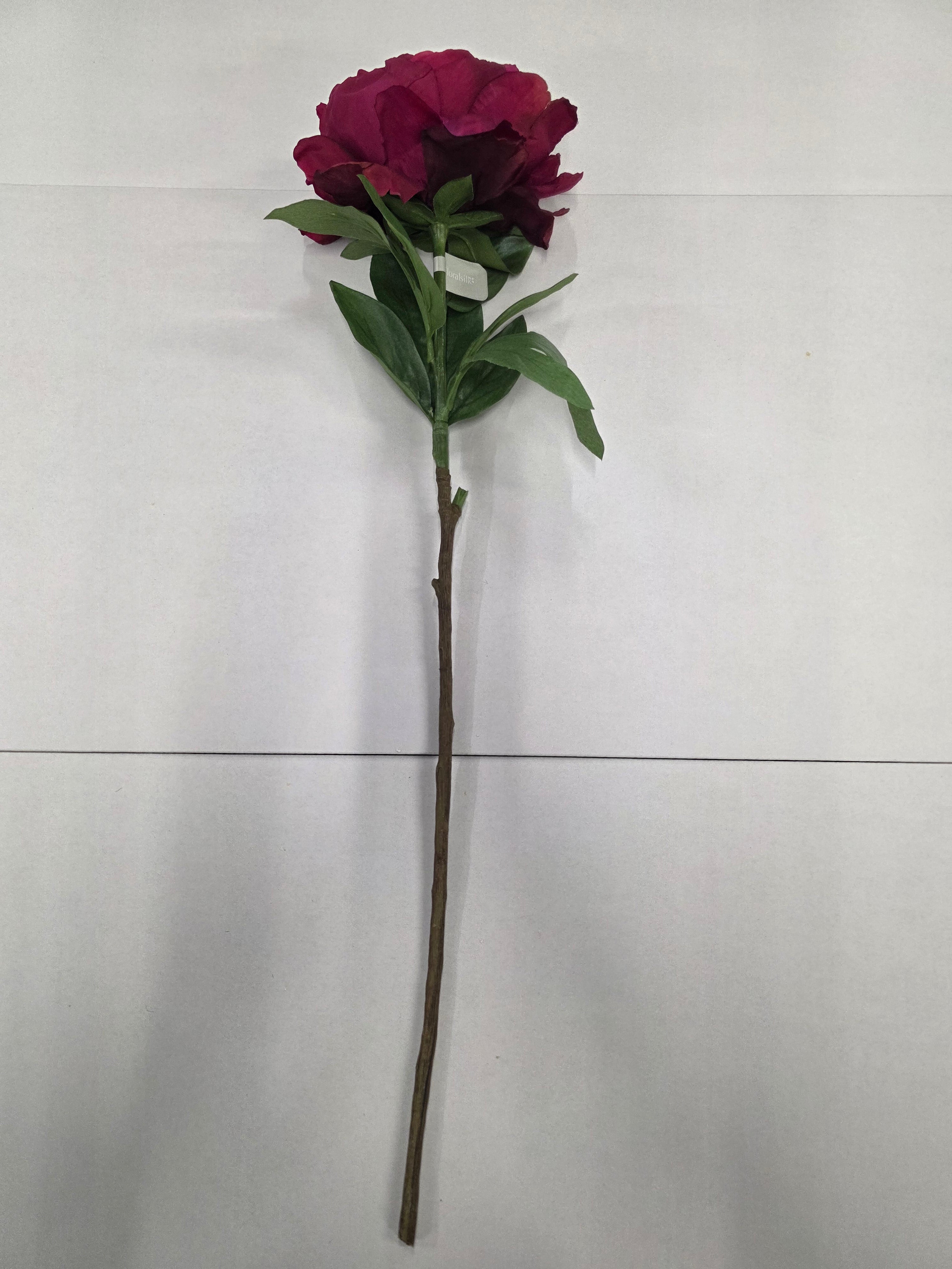 Artificial Peony Plum 70cm