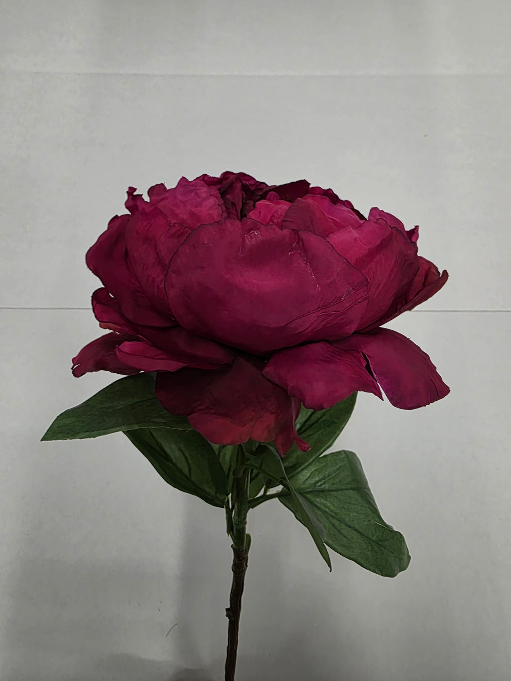 Artificial Peony Plum 70cm