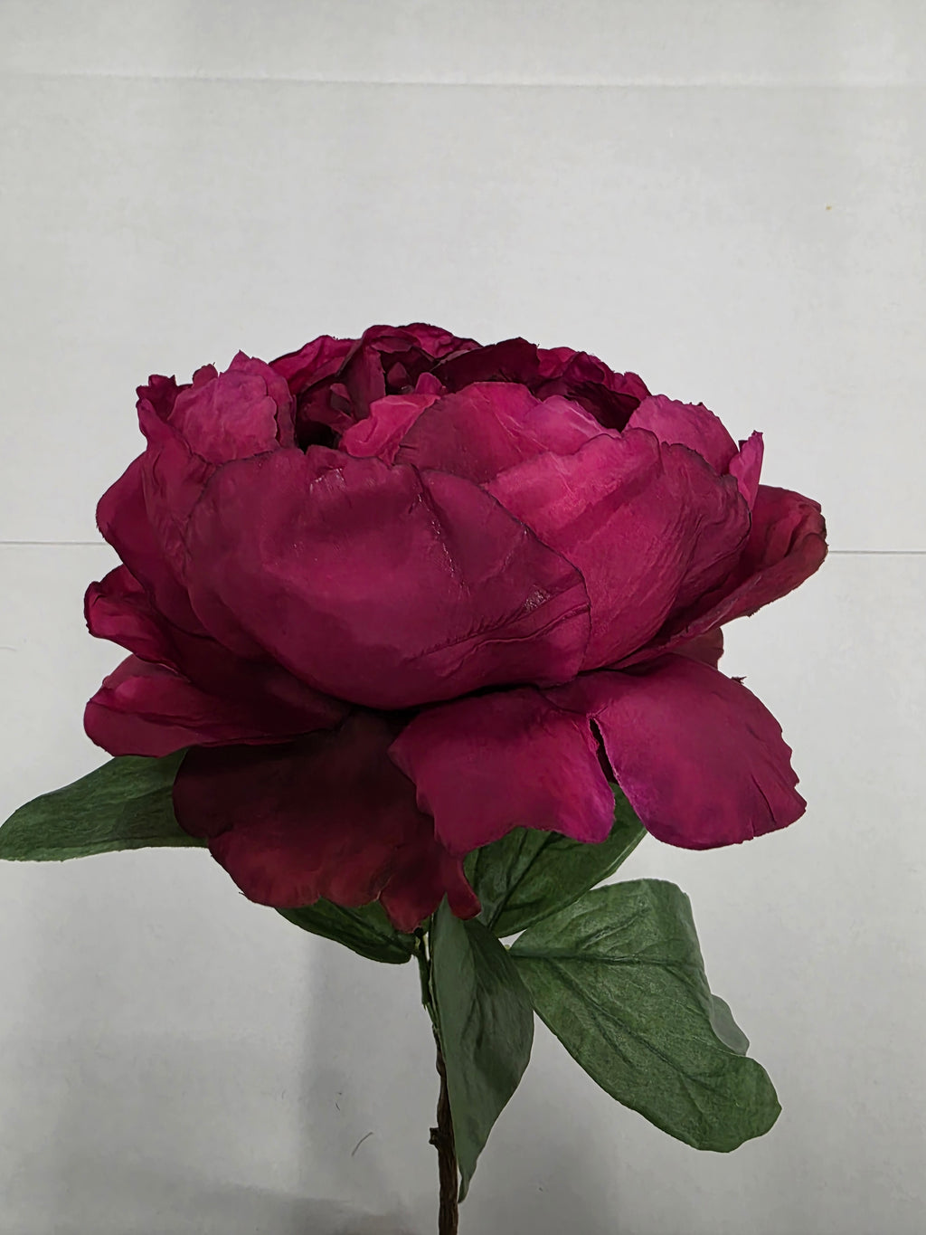 Artificial Peony Plum 70cm