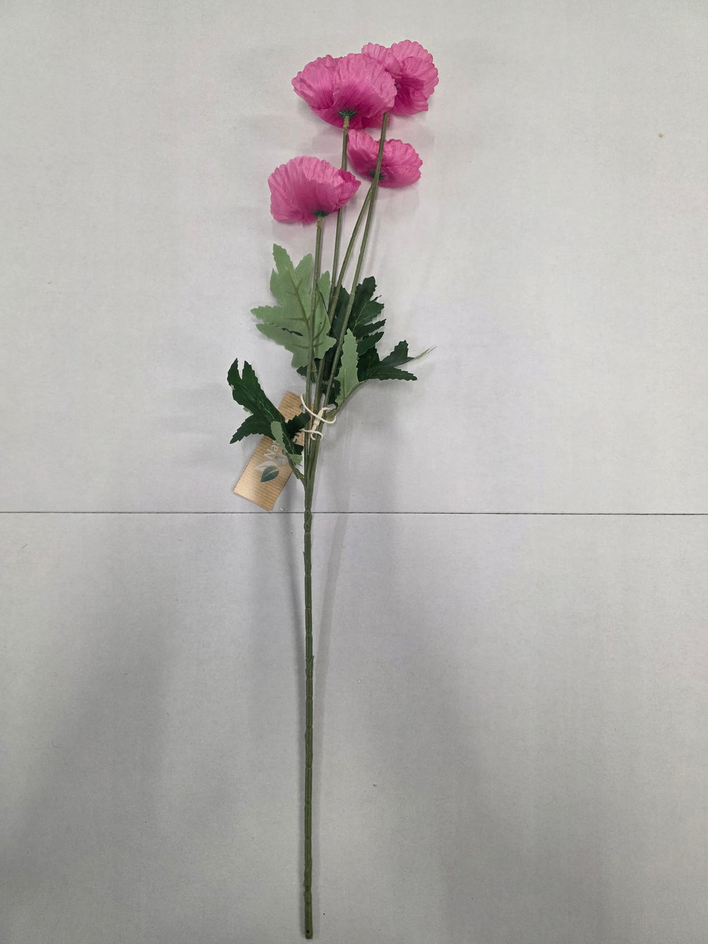 Artificial Poppy Fuchsia 59cm (Pack of 4)