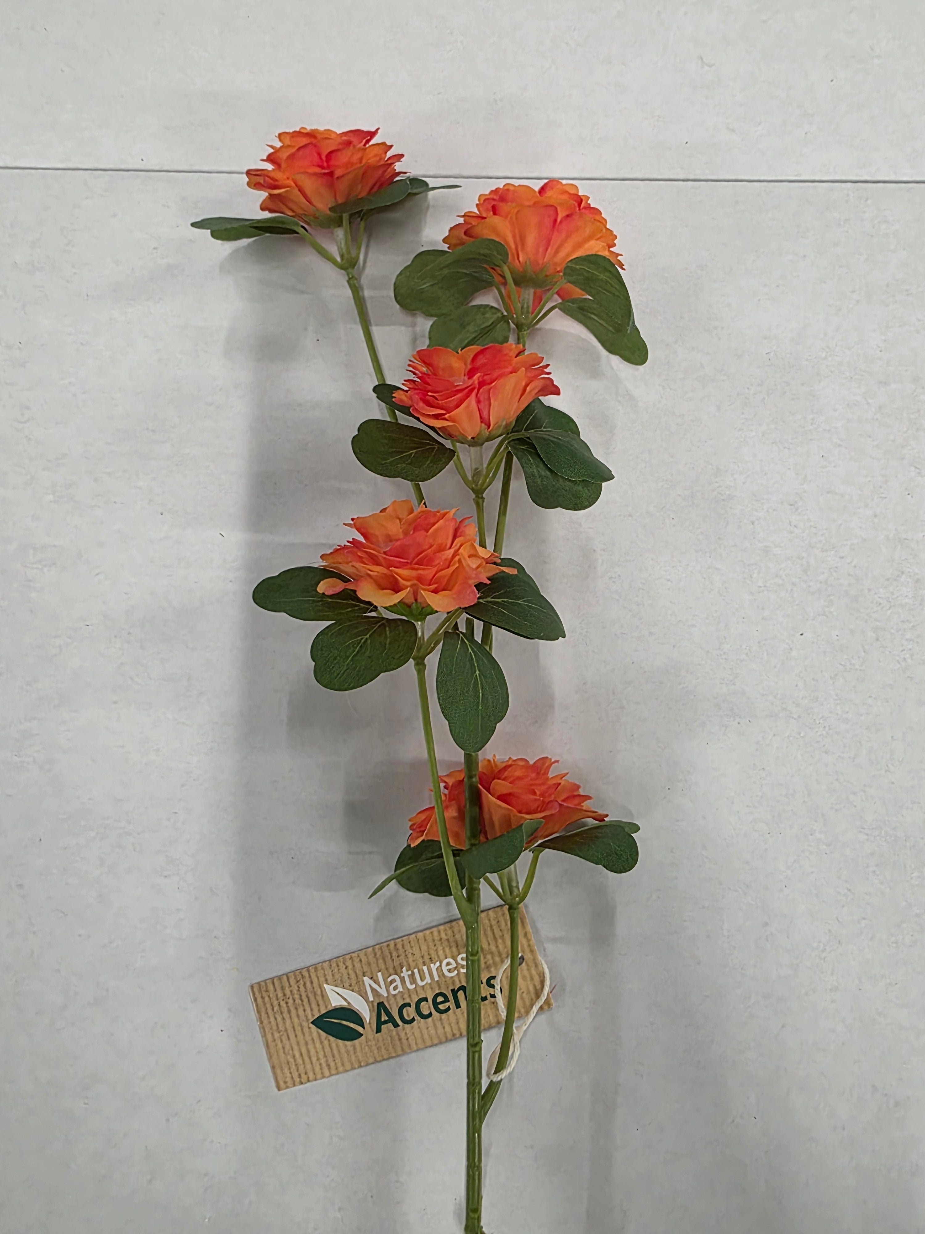 Artificial Ranunculus Orange 70cm