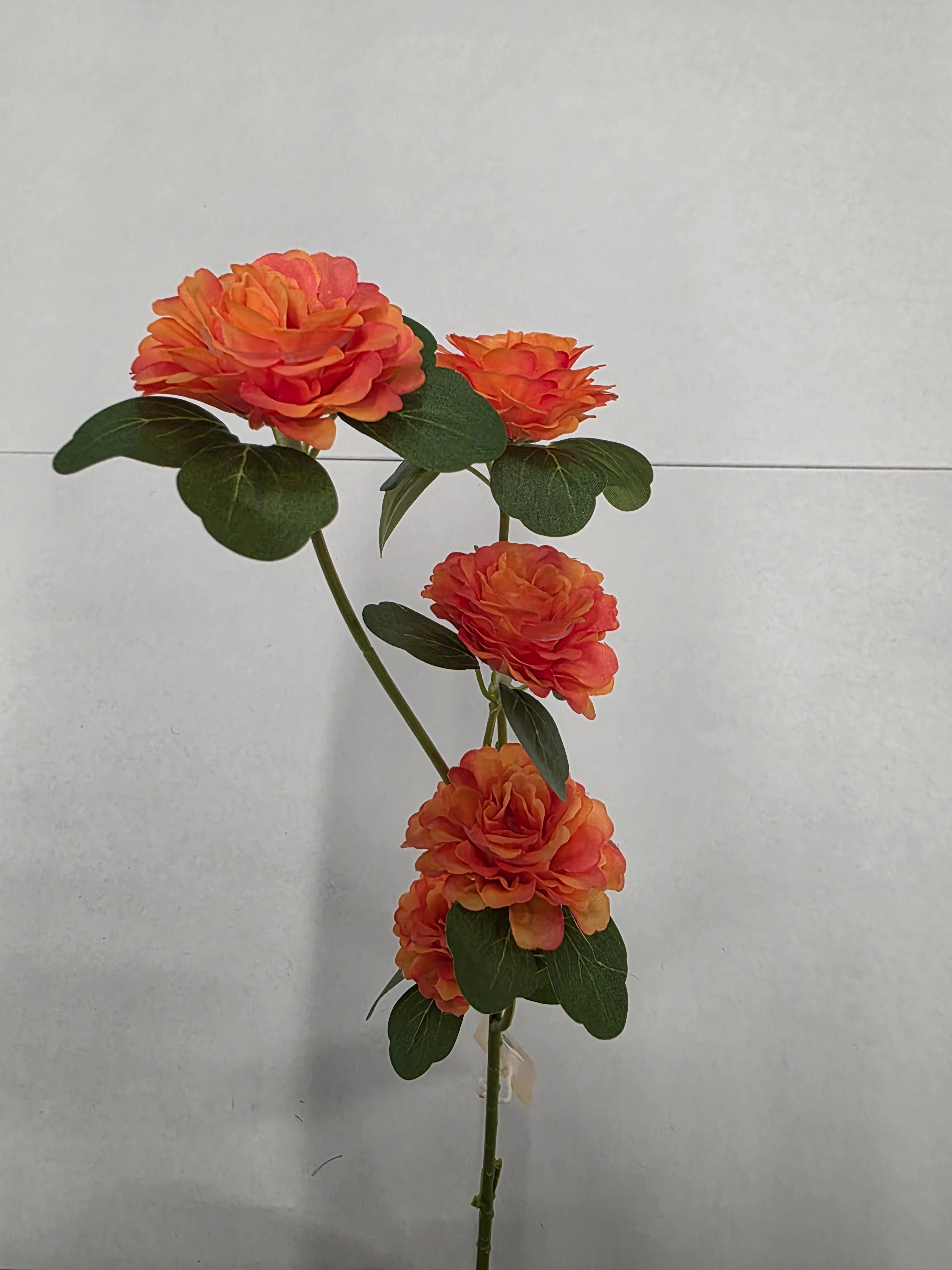 Artificial Ranunculus Orange 70cm