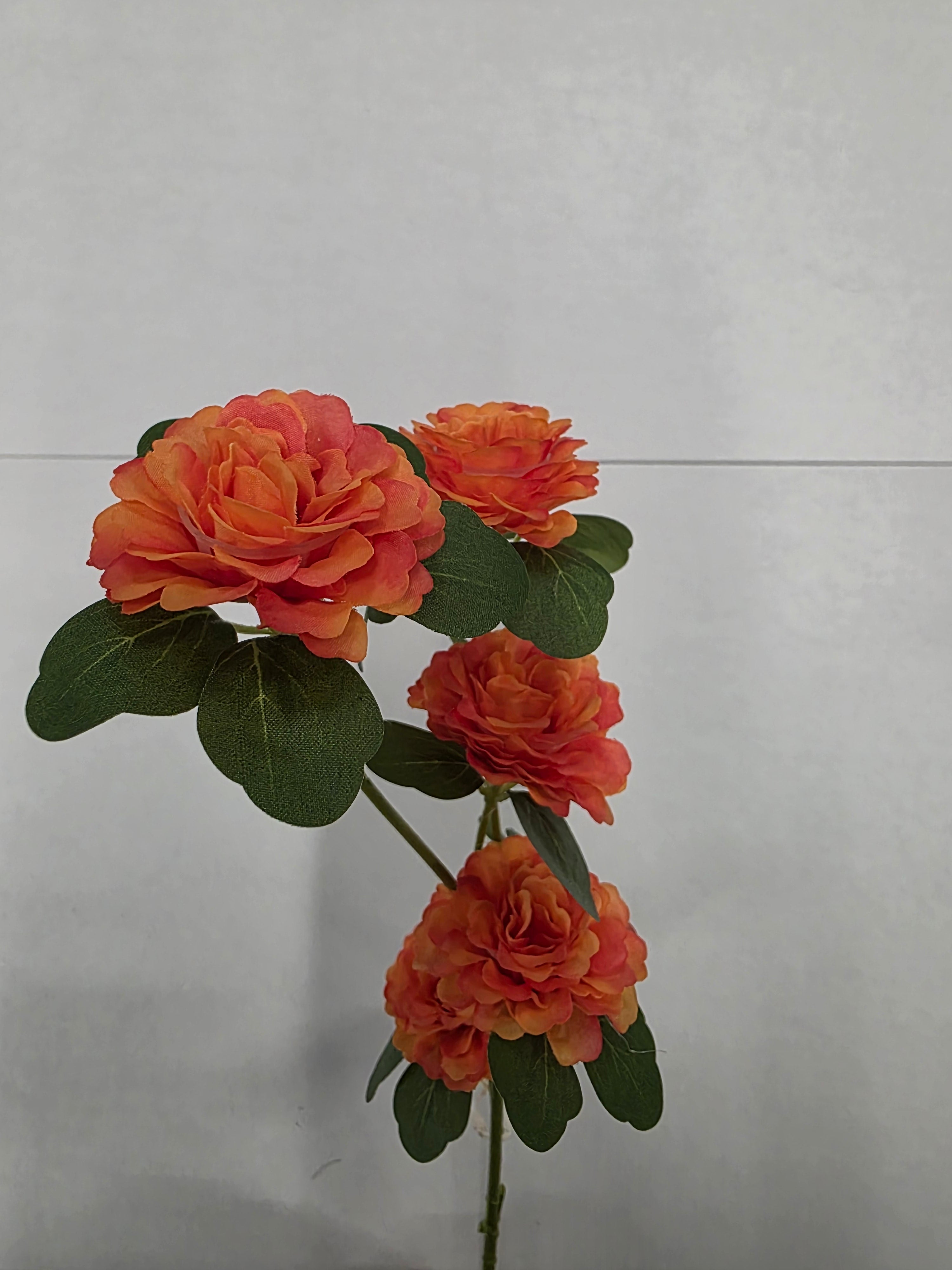 Artificial Ranunculus Orange 70cm