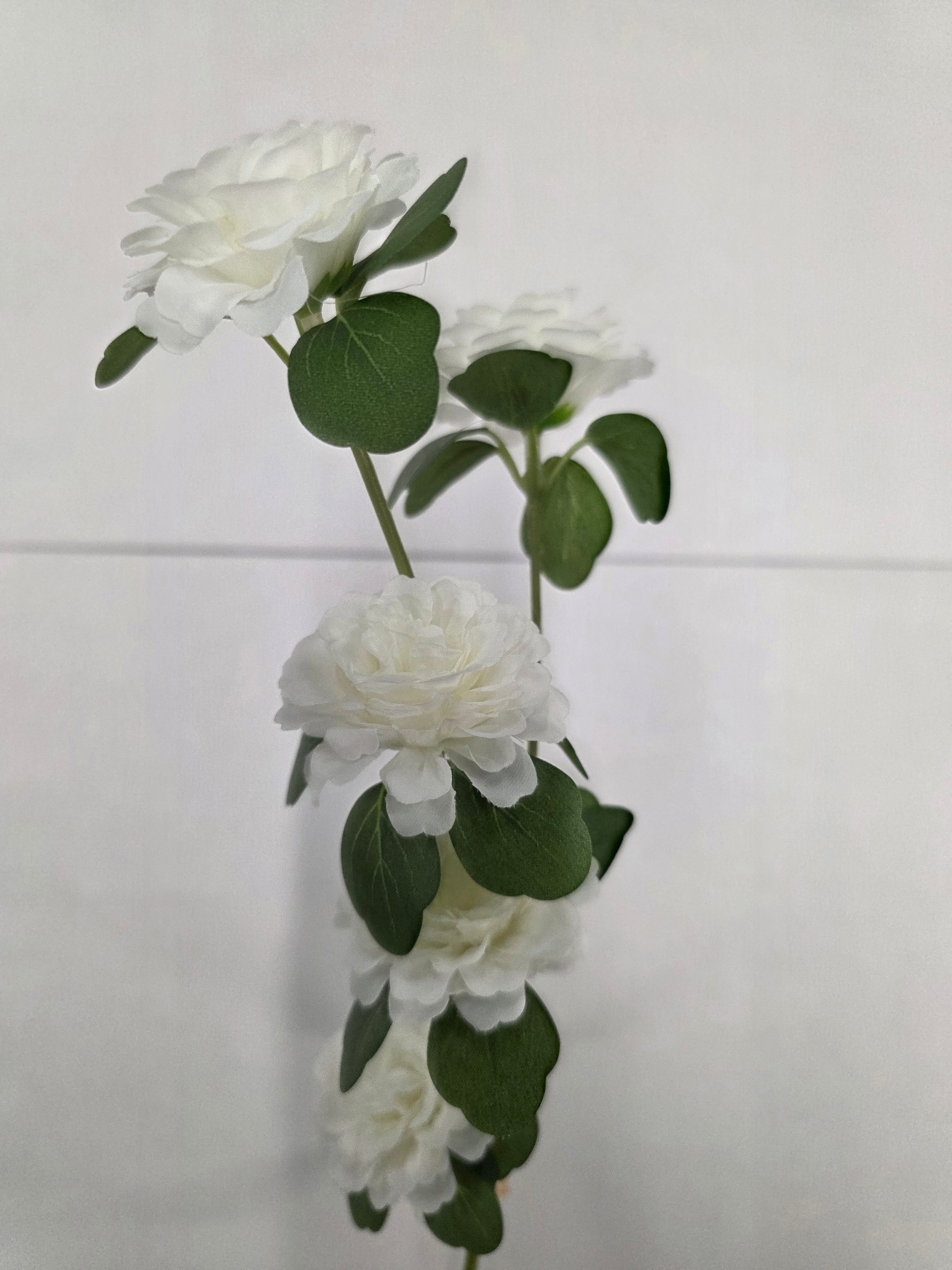 Artificial Ranunculus White 70cm