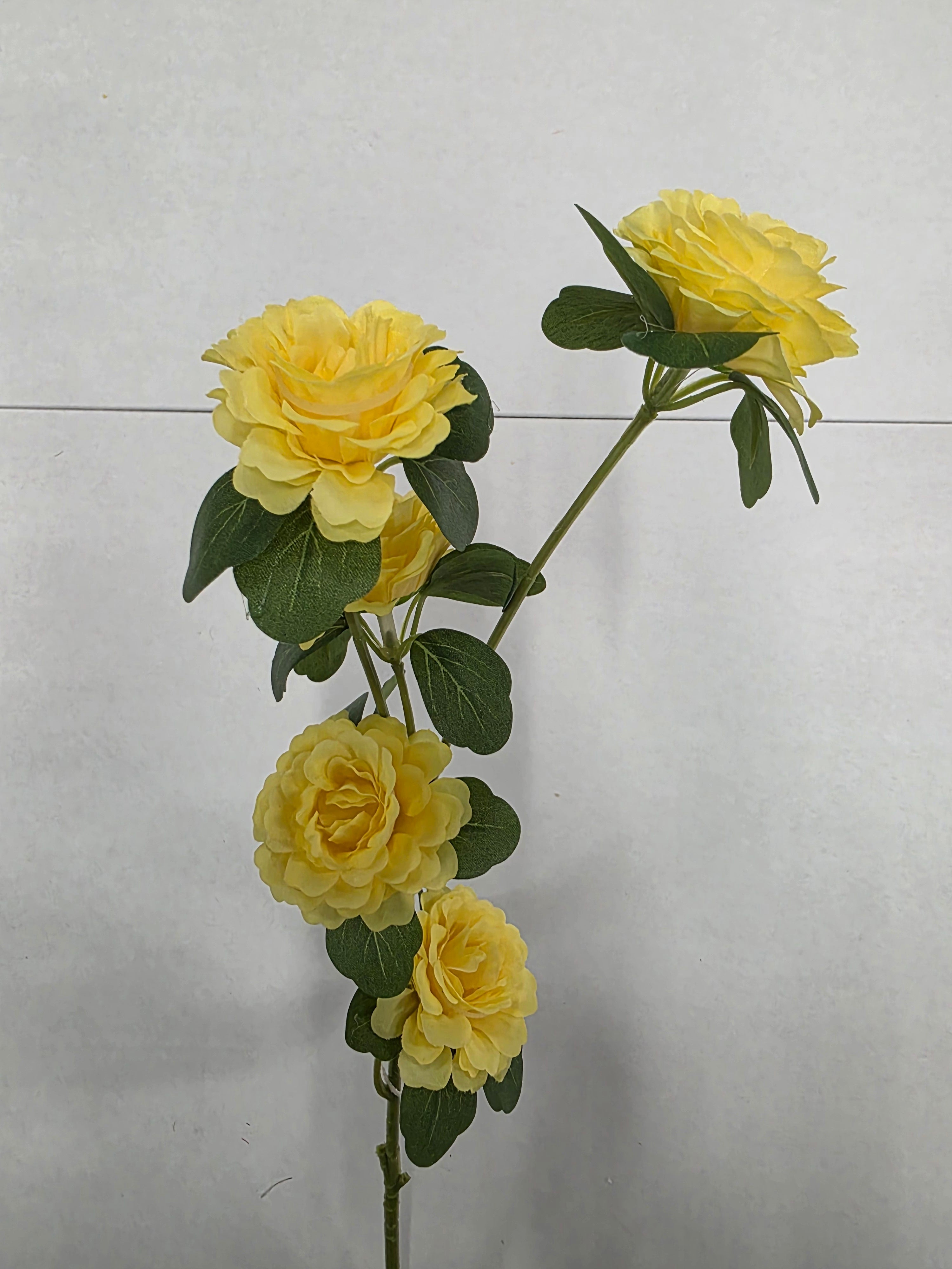 Artificial Ranunculus Yellow 70cm
