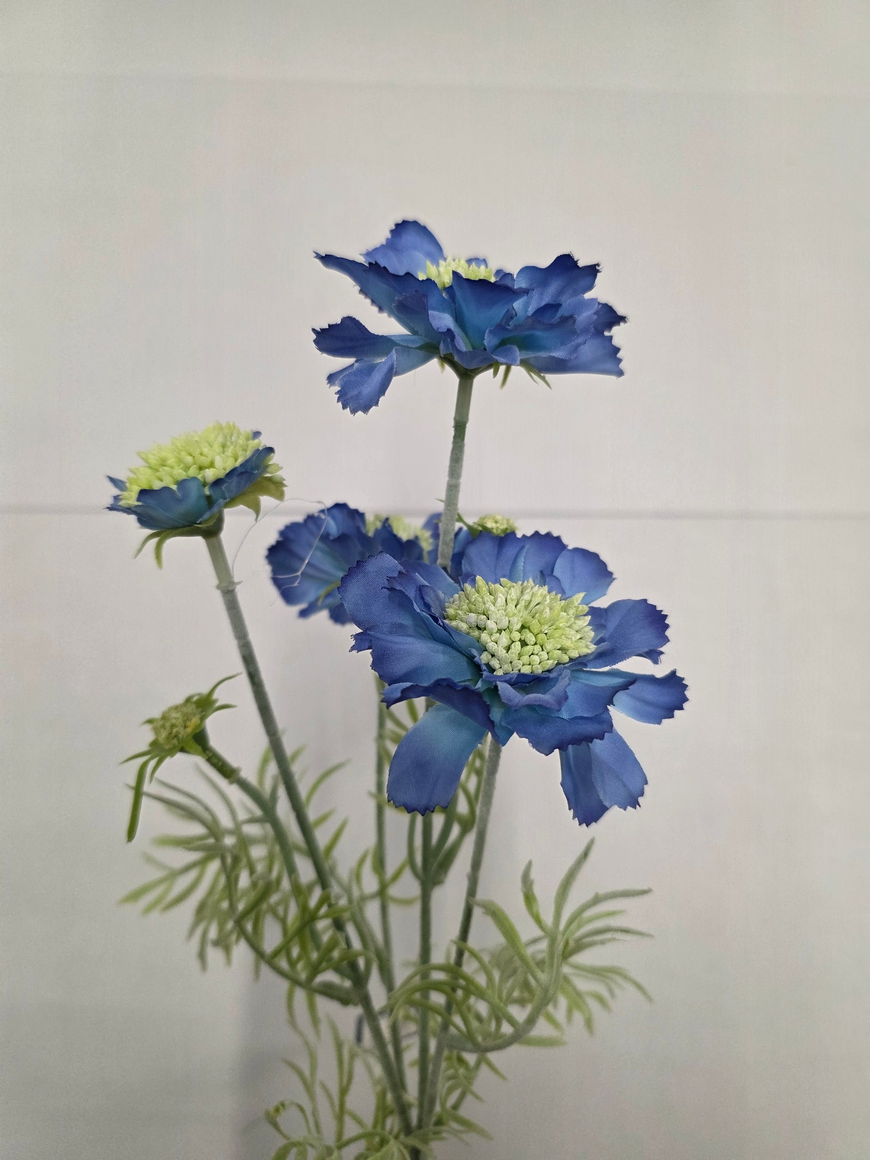 Artificial Scabiosa Blue 60cm (Pack of 2)
