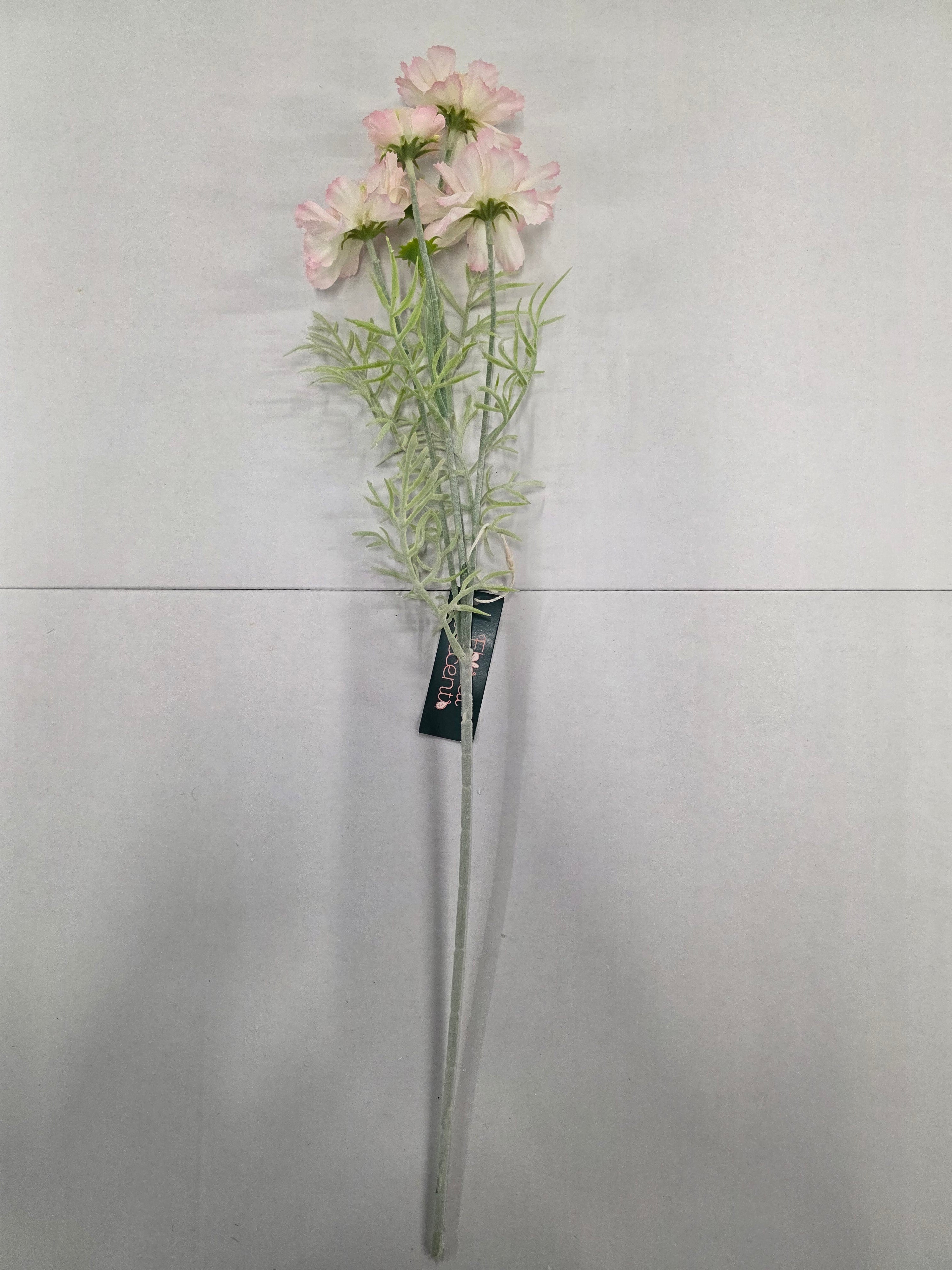 Artificial Scabiosa Light Pink 60cm (Pack of 2)