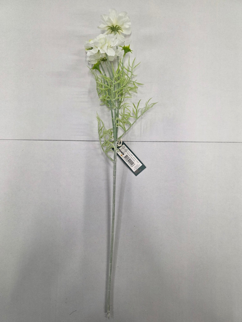 Artificial Scabiosa White 60cm (Pack of 2)