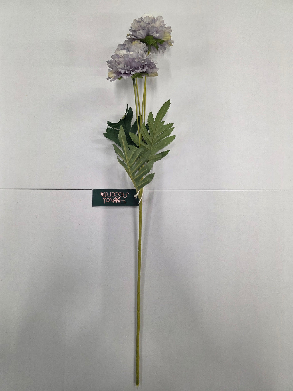 Artificial Zinnias Lilac 61cm (Pack of 2)