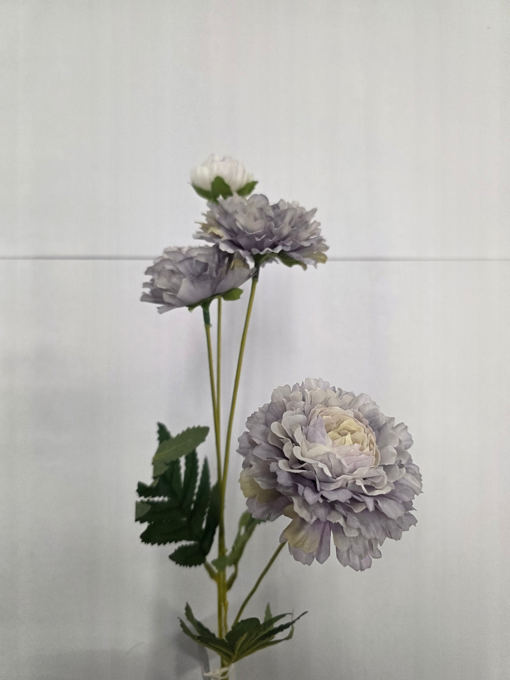 Artificial Zinnias Lilac 61cm (Pack of 2)