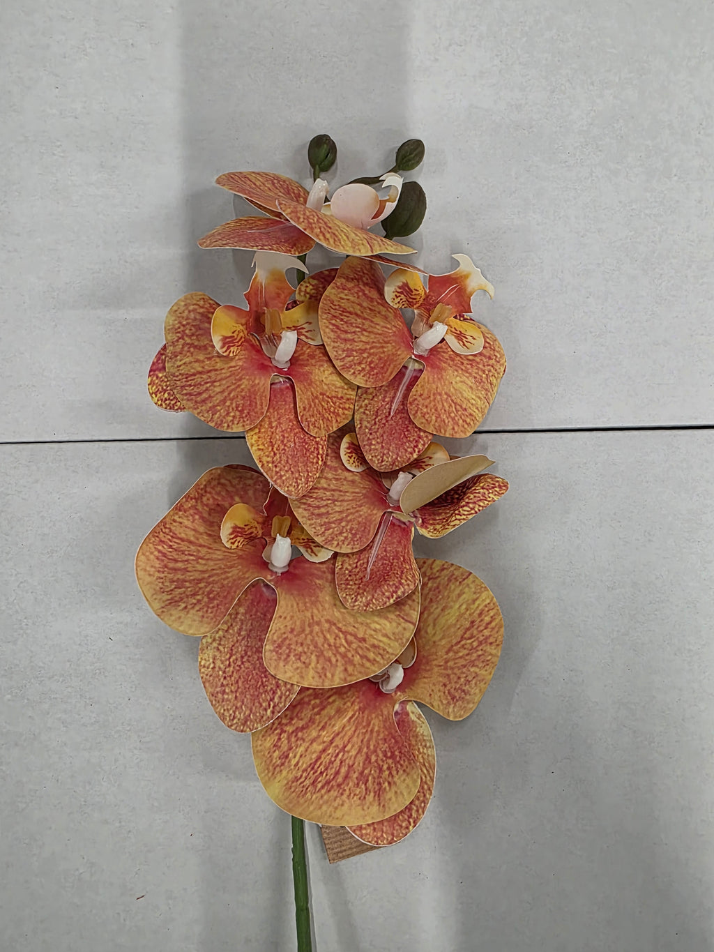 Artificial Phalaenopsis Orange 80cm