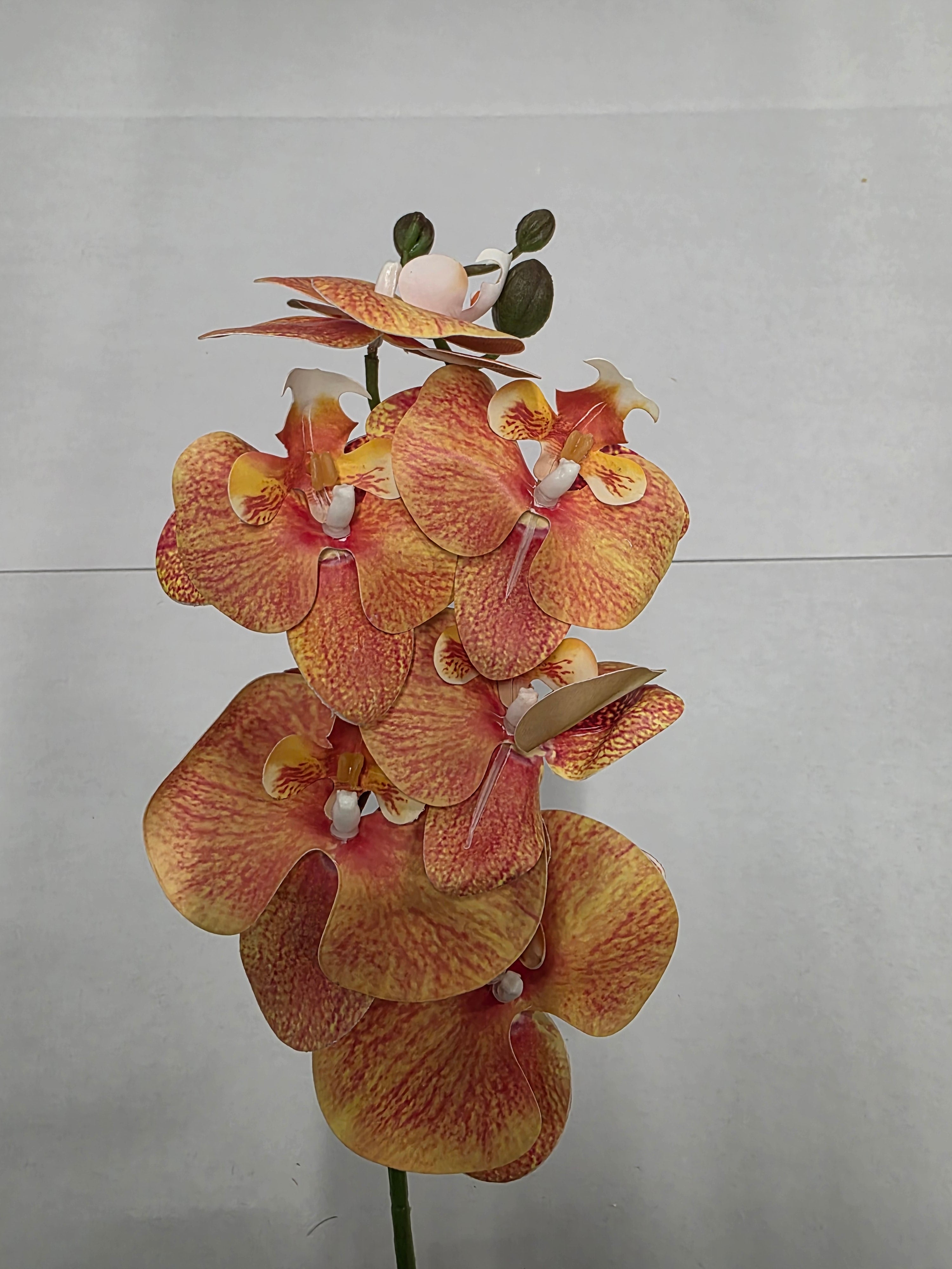 Artificial Phalaenopsis Orange 80cm