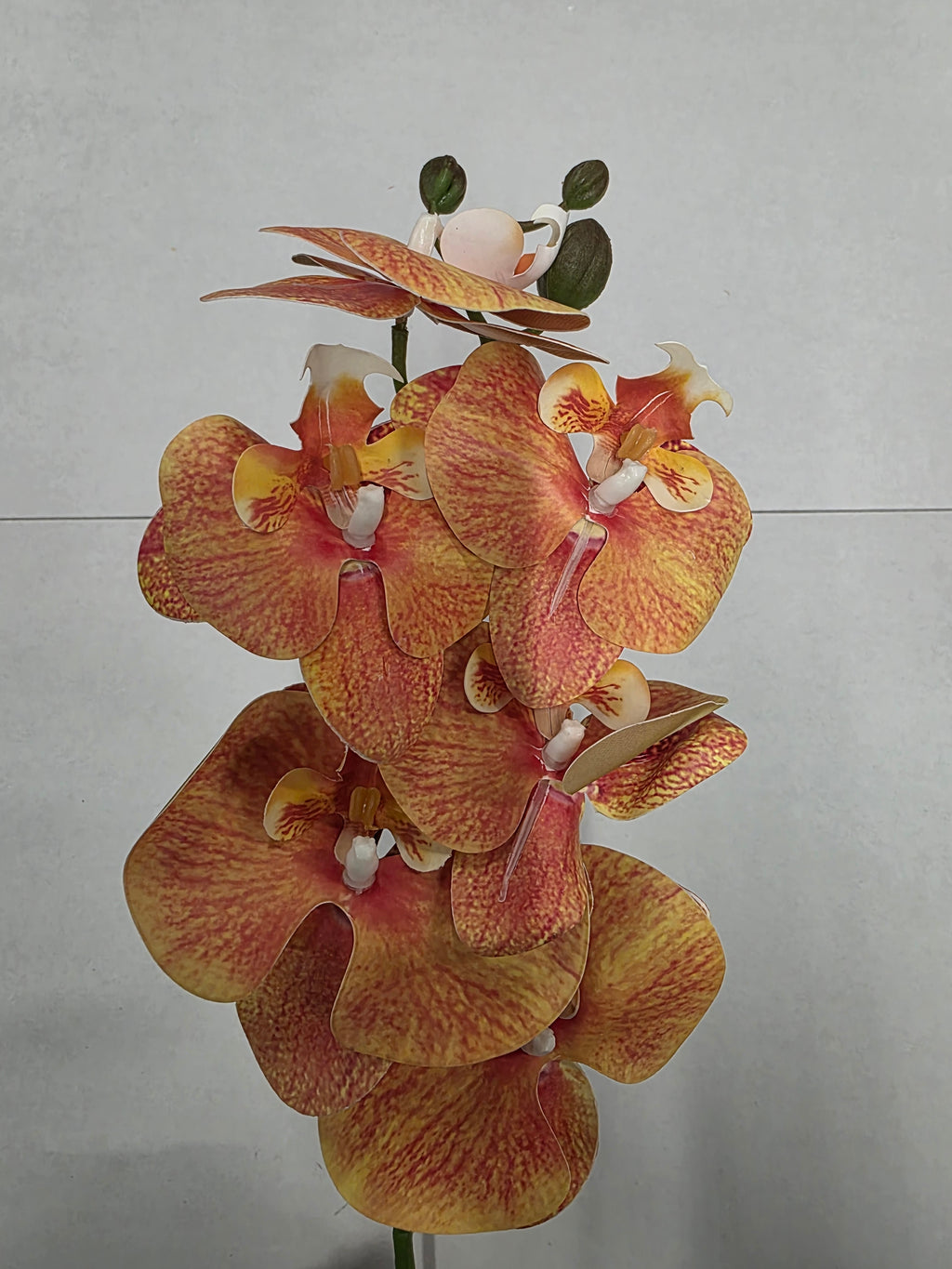 Artificial Phalaenopsis Orange 80cm