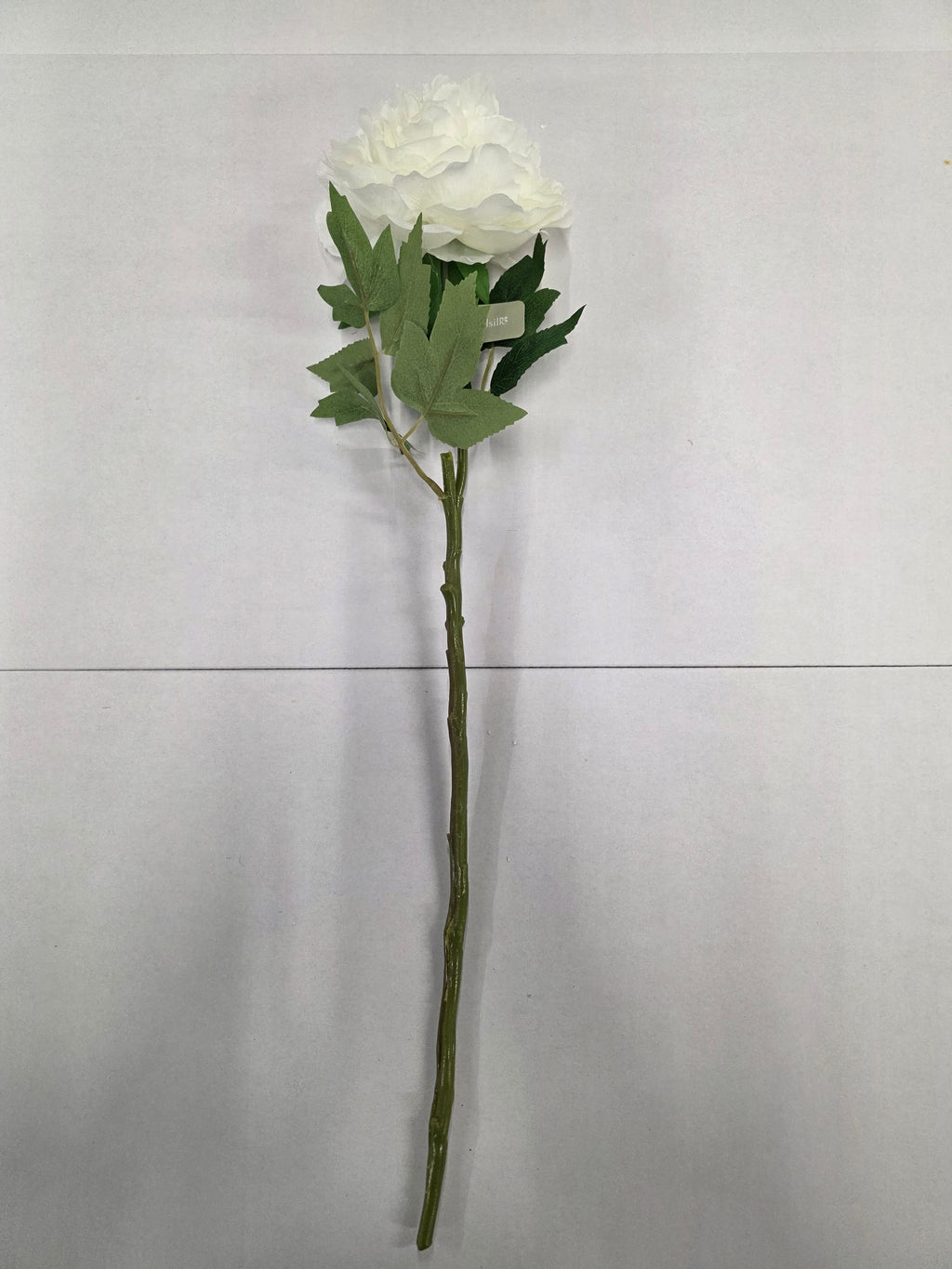 Artificial Blush Peony White 62cm