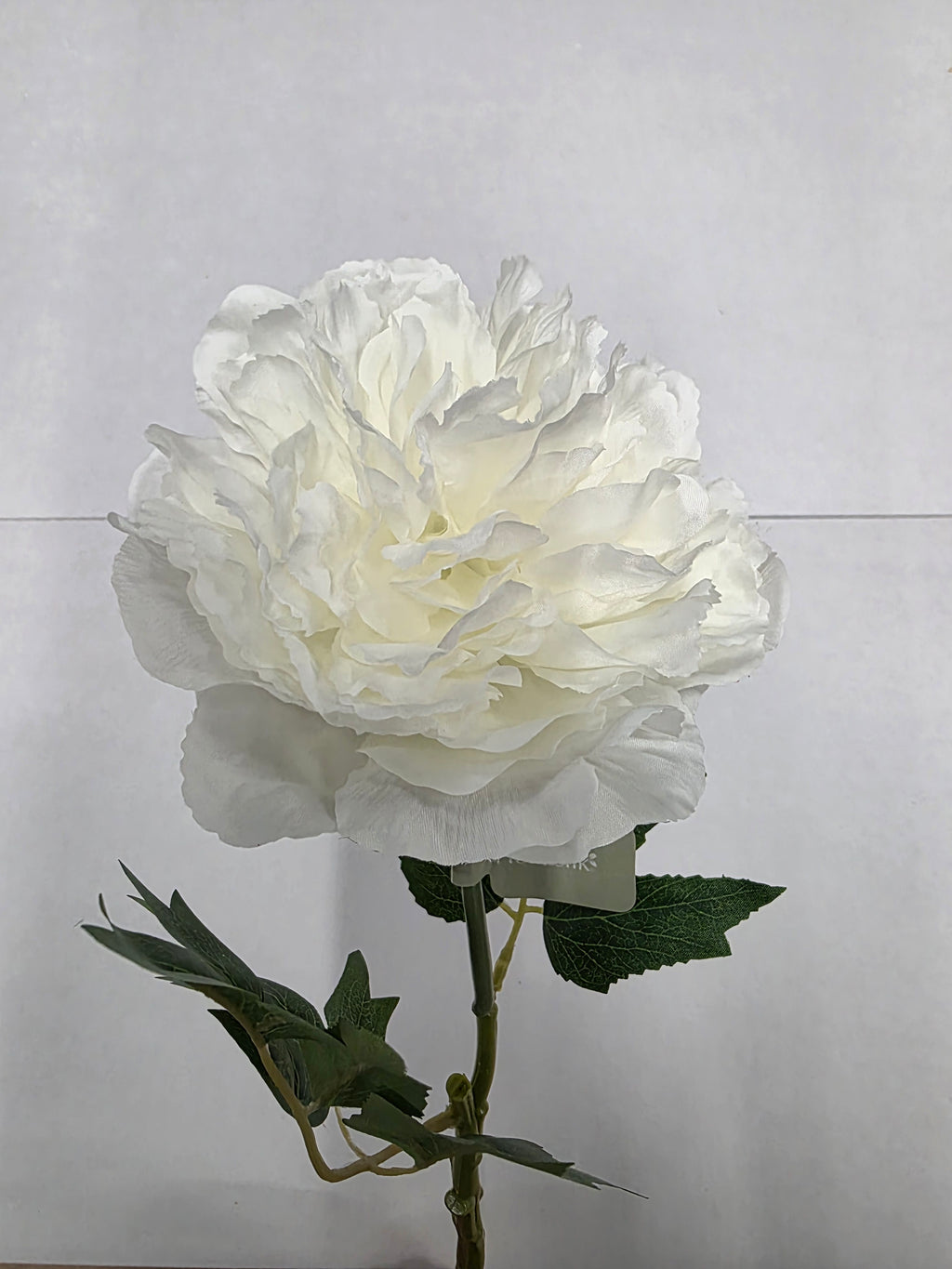 Artificial Blush Peony White 62cm