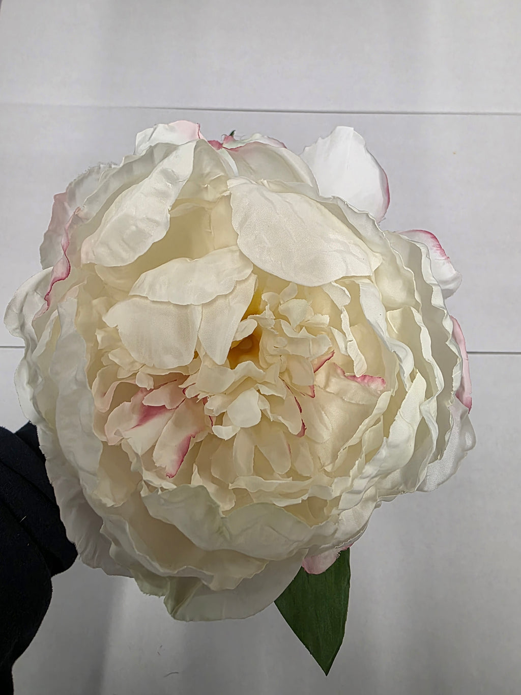 Artificial Garden Peony Cream Blush 70cm