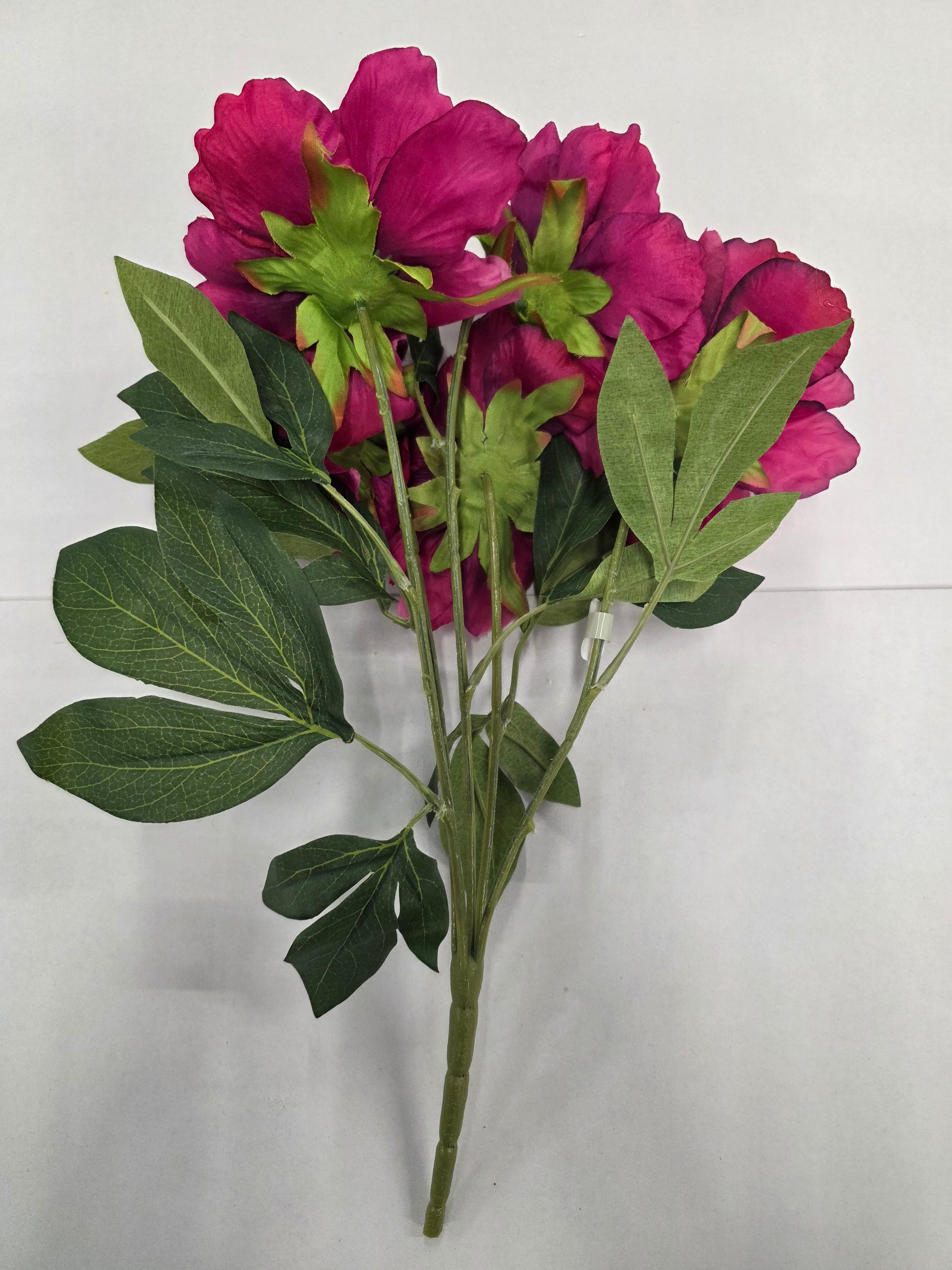 Artificial Peony Bush X5 Beauty