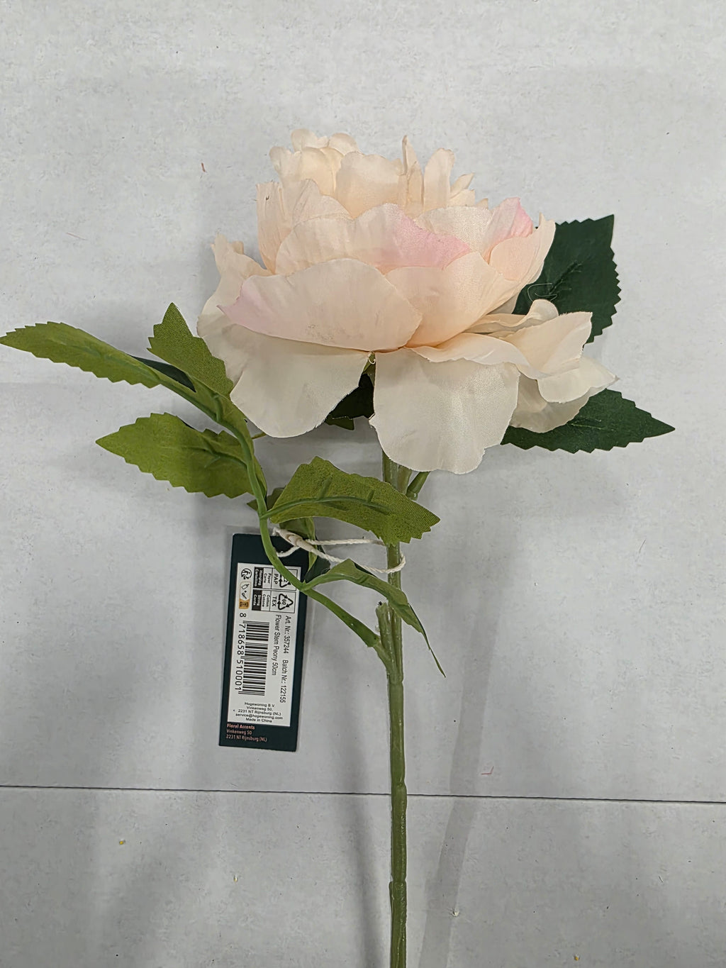 Artificial Peony Salmon 50cm (Pack of 4)