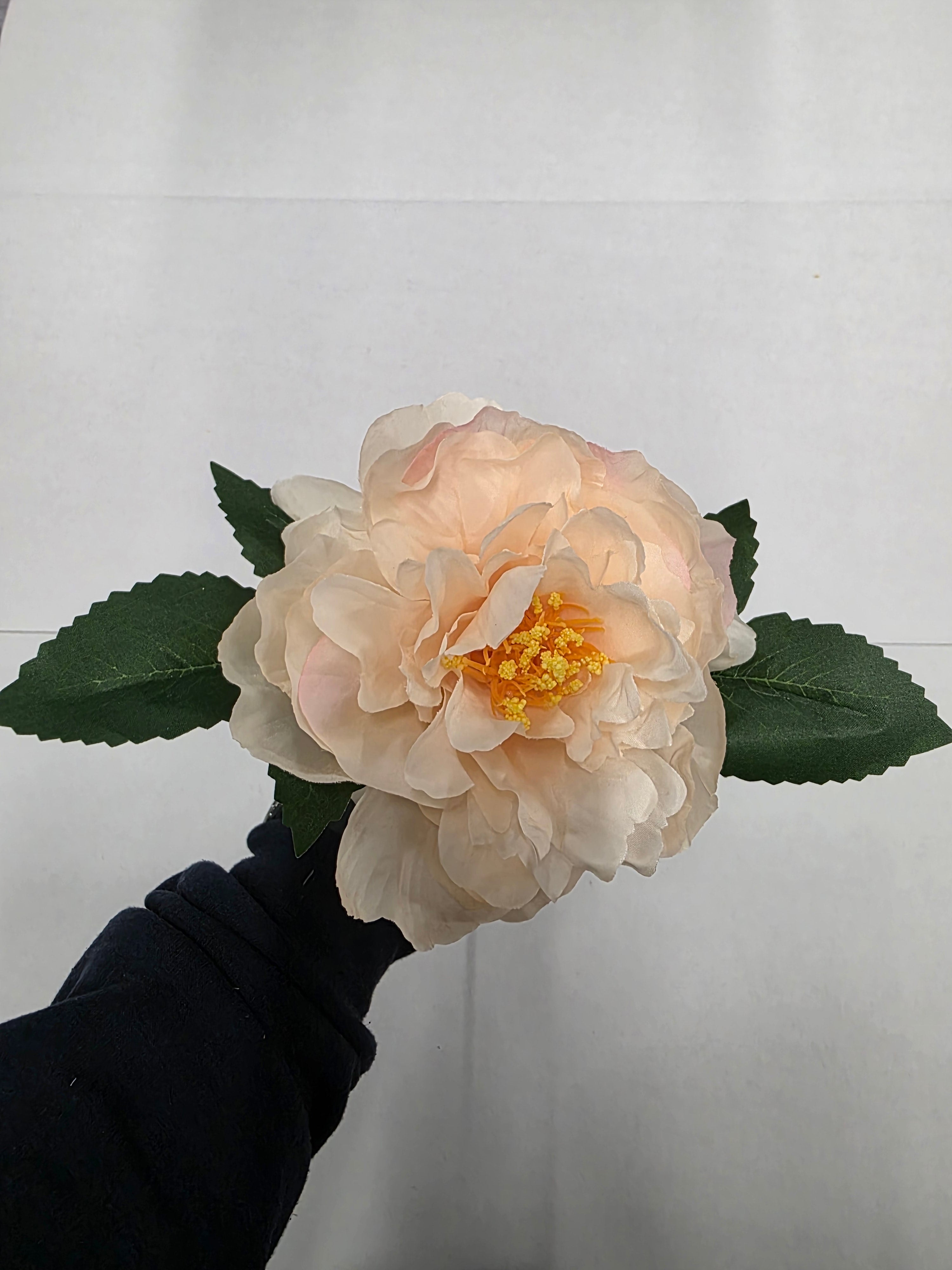 Artificial Peony Salmon 50cm (Pack of 4)