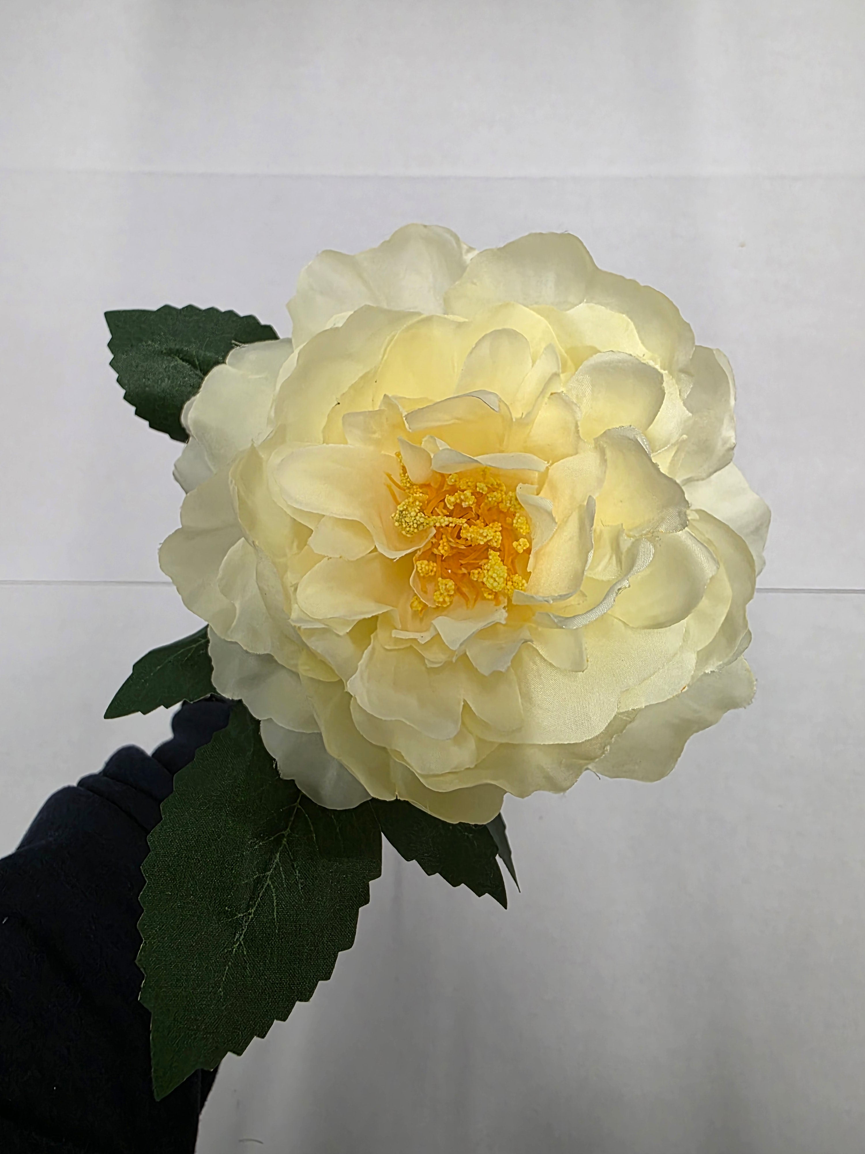 Artificial Peony Yellow 50cm (Pack of 4 )