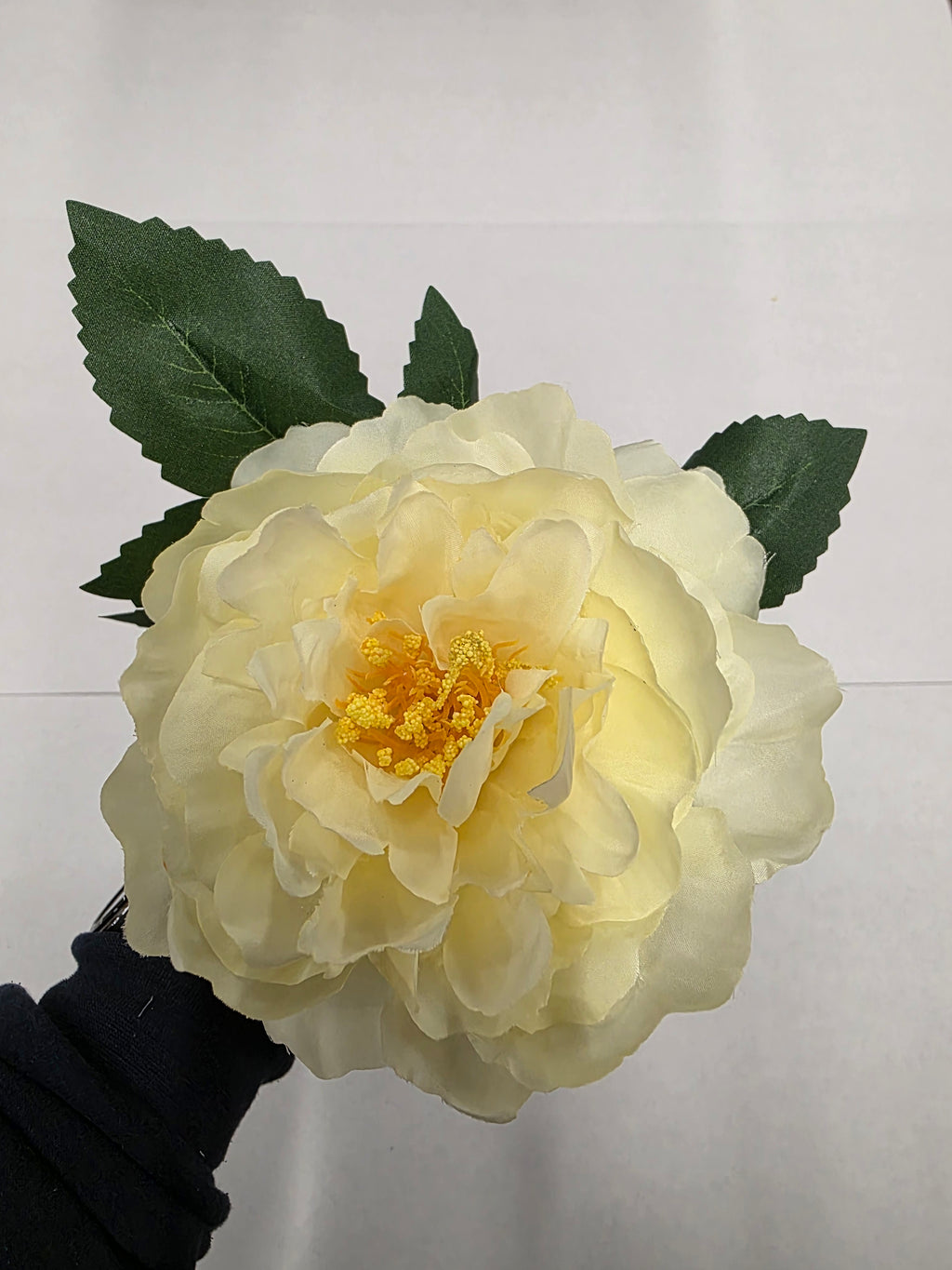 Artificial Peony Yellow 50cm (Pack of 4 )
