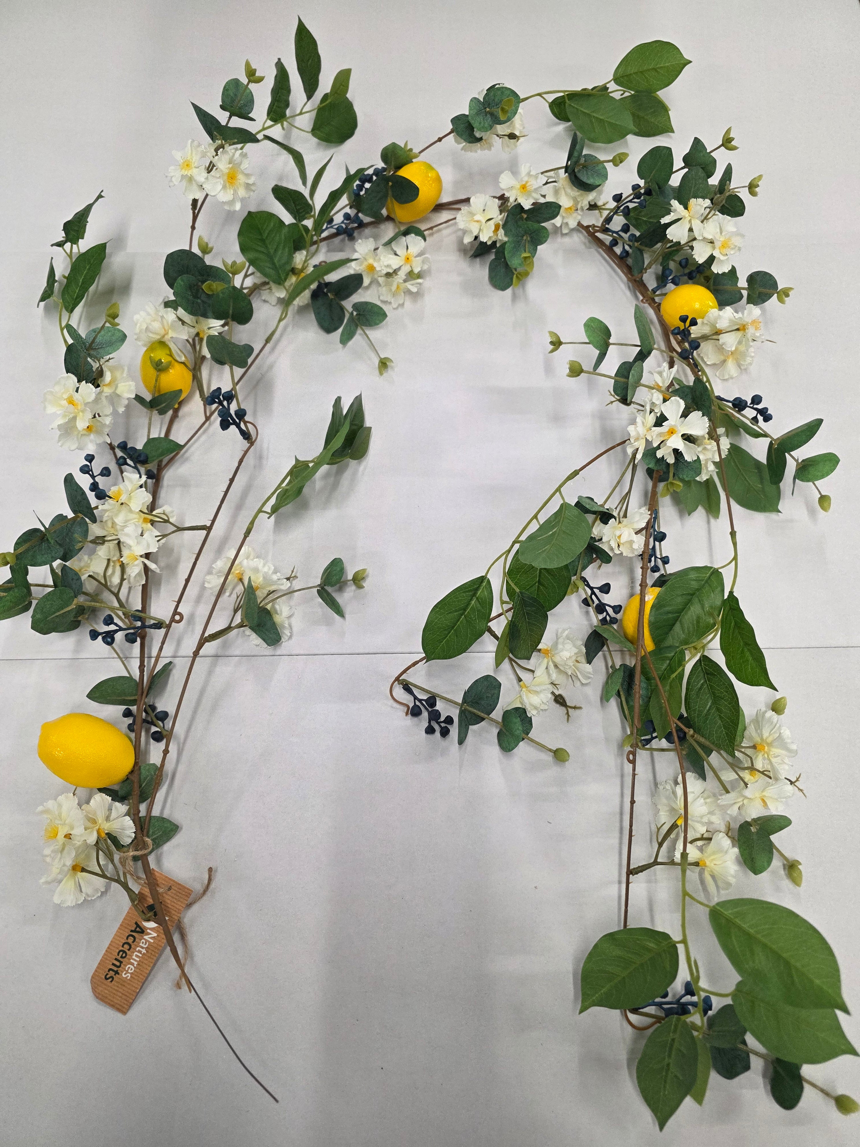 Artificial Garland Lemons 170cm