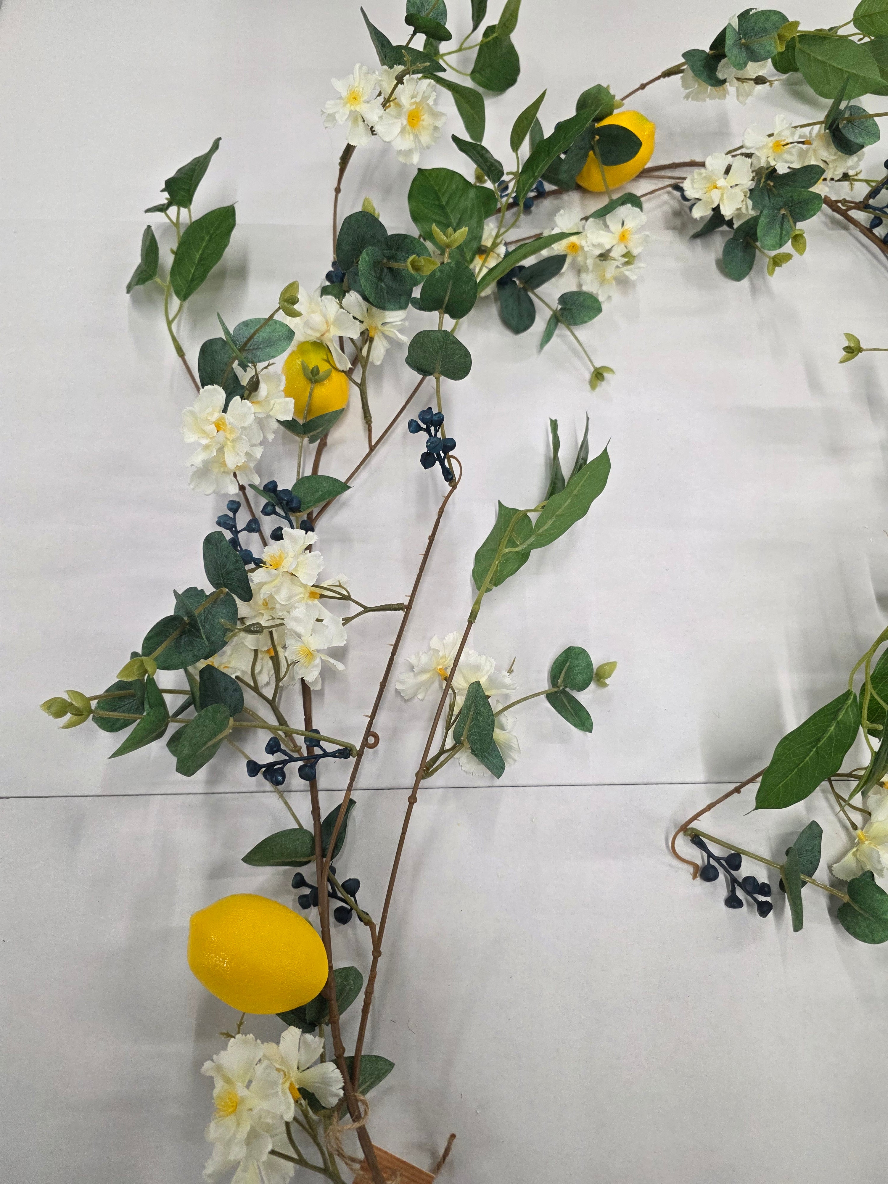 Artificial Garland Lemons 170cm