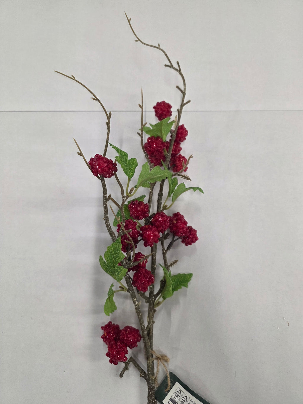 Artificial Branch Raspberry Red 80cm