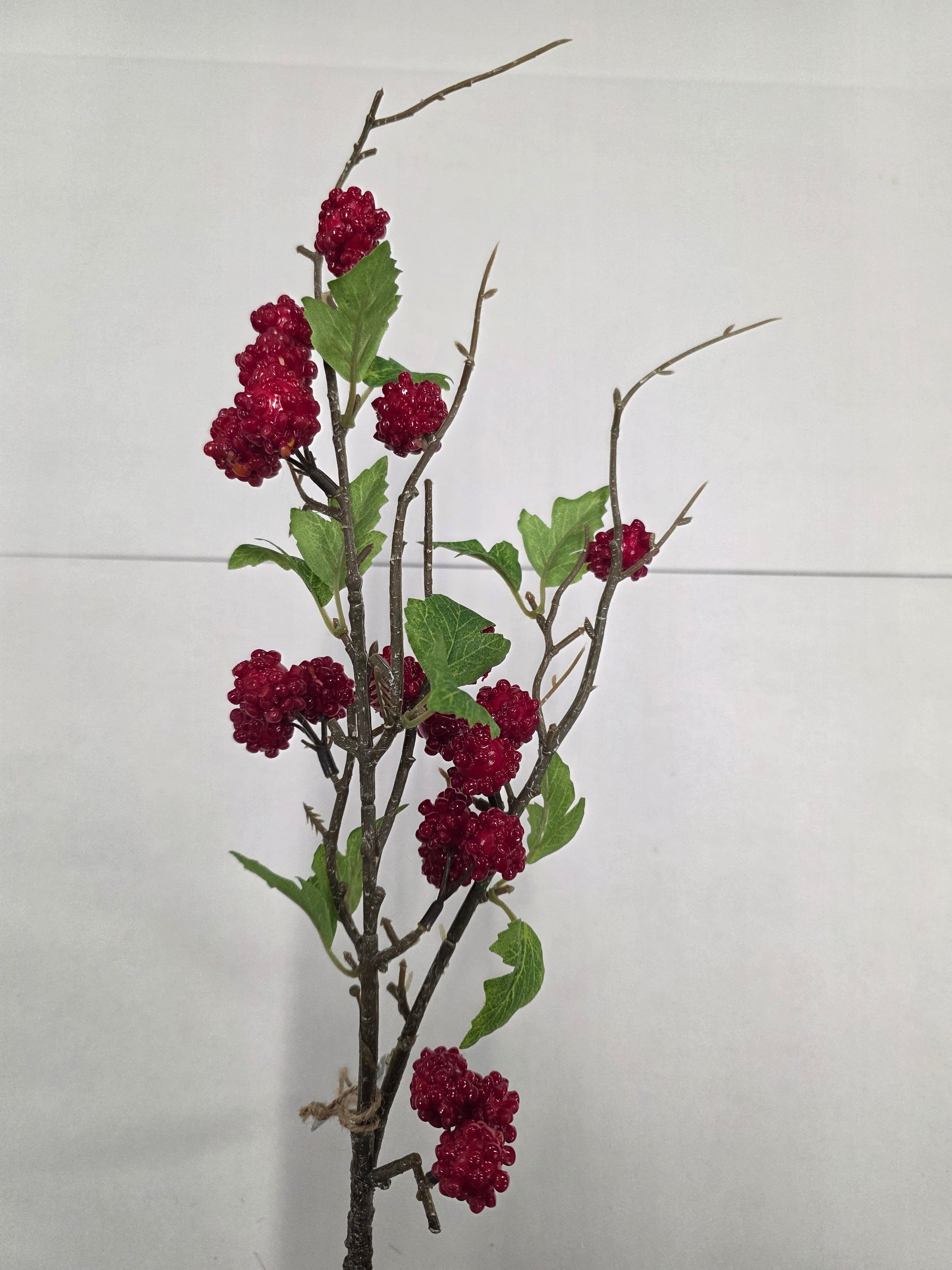 Artificial Branch Raspberry Red 80cm