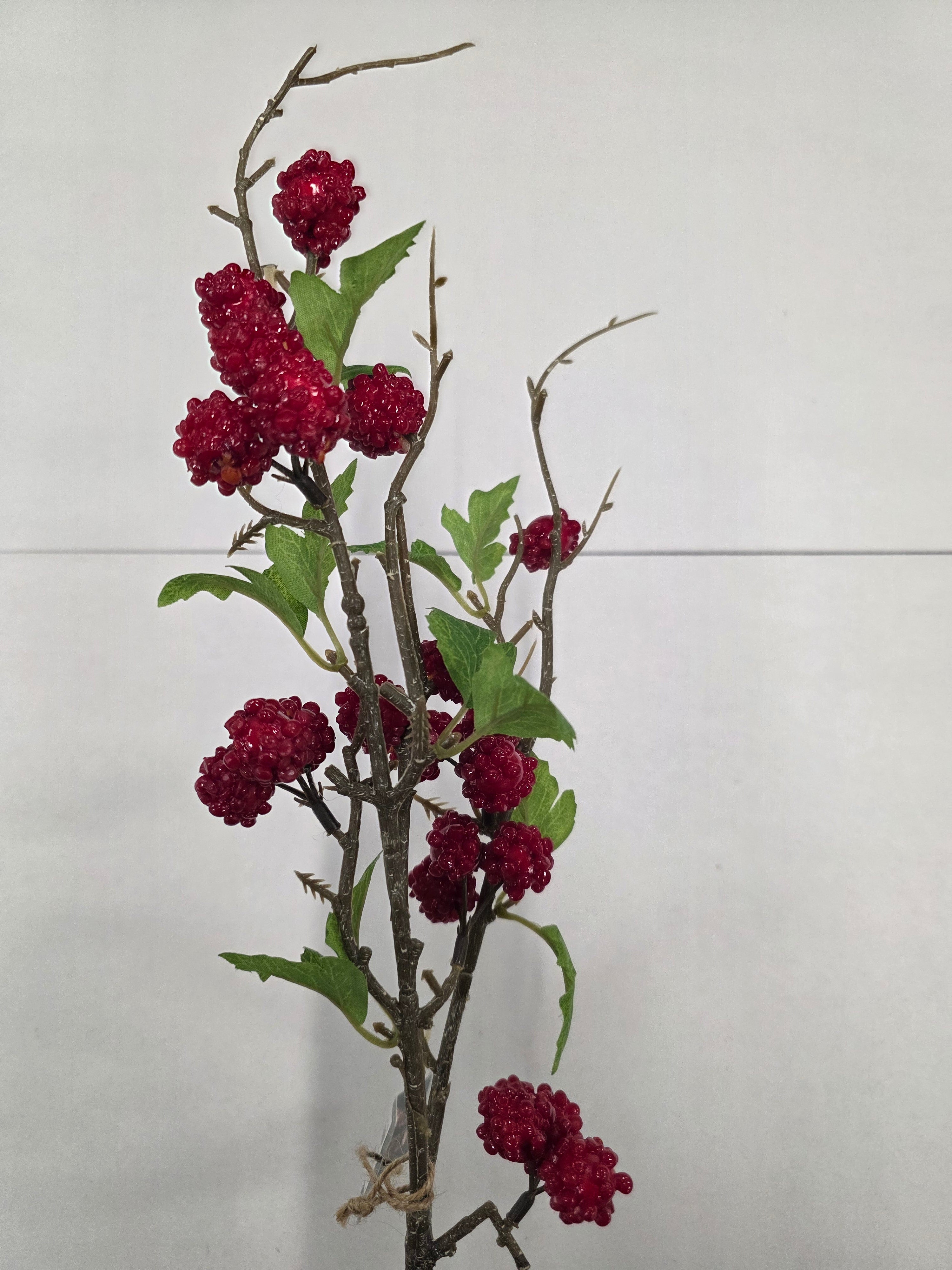 Artificial Branch Raspberry Red 80cm