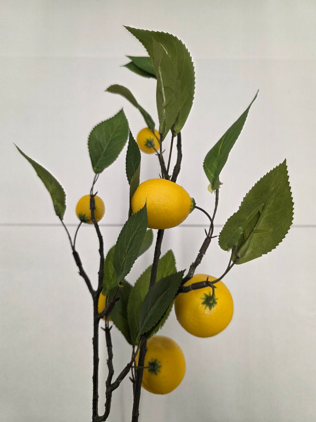 Fruit Stem Lemon Yellow 79cm