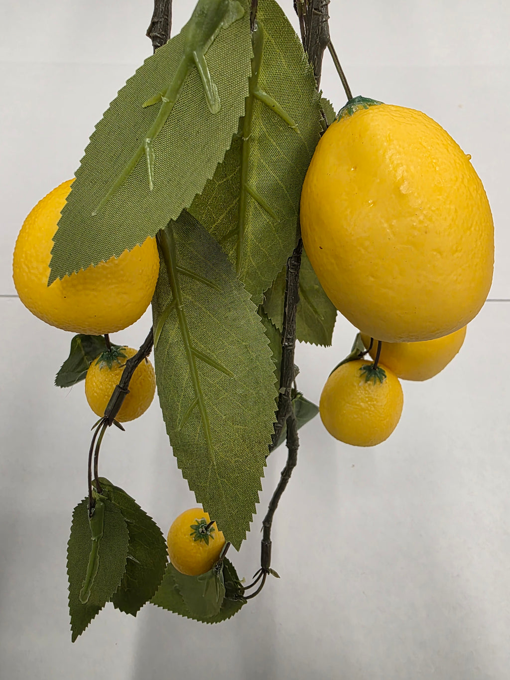 Fruit Stem Lemon Yellow 79cm