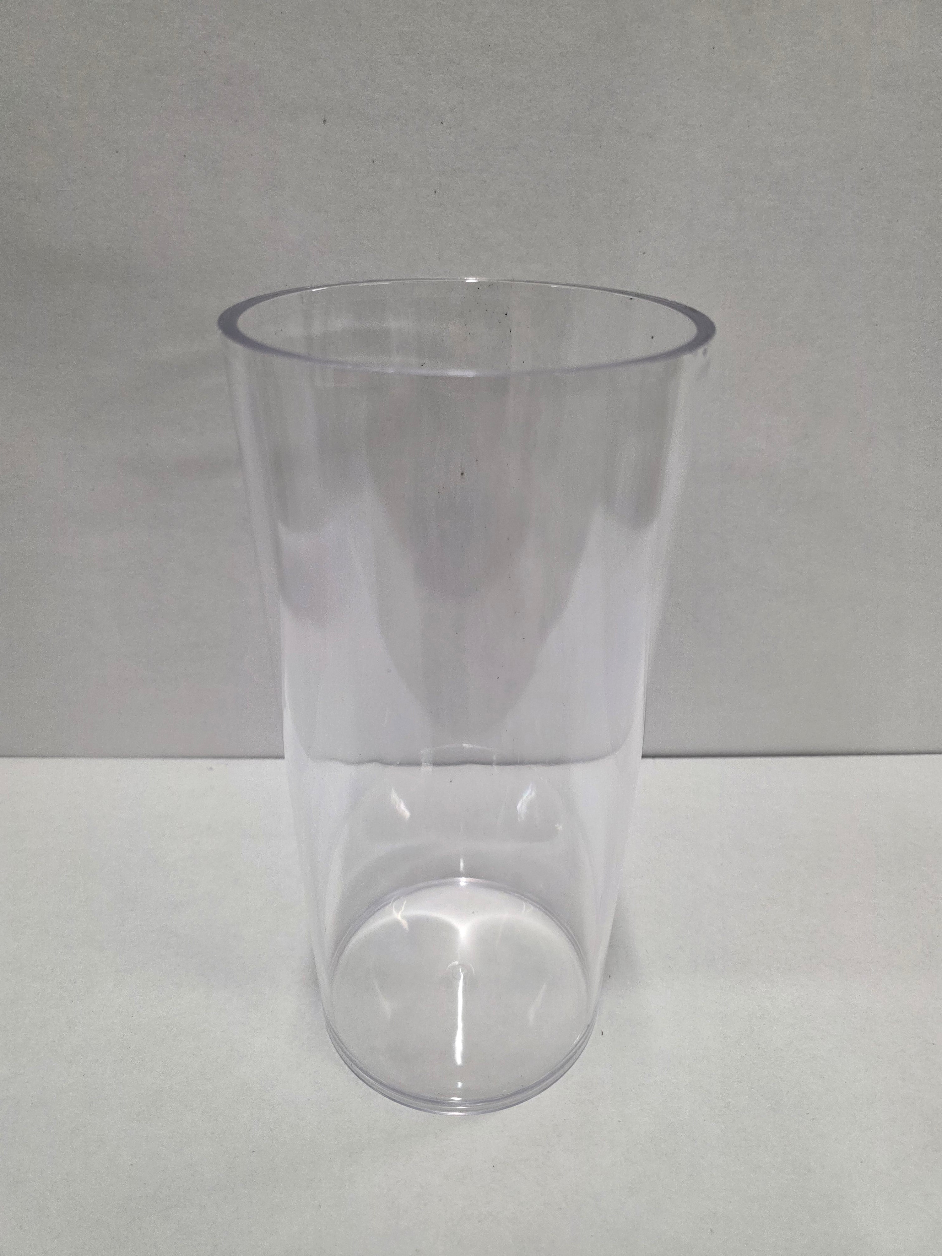 Acrylic Cylinder Clear 25x12cm