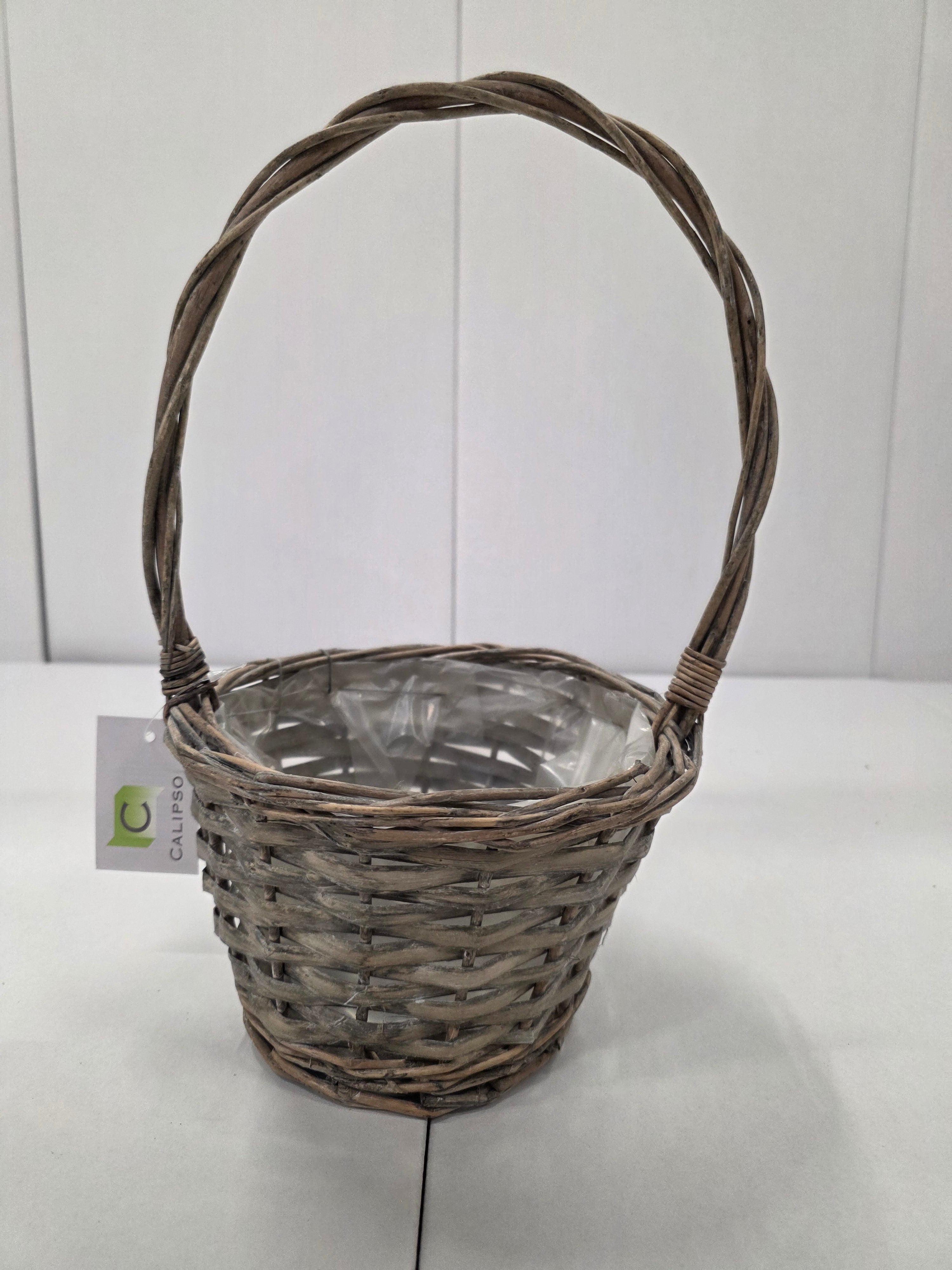 Basket Grey Handled Bowl 20cm(Pack of 2)