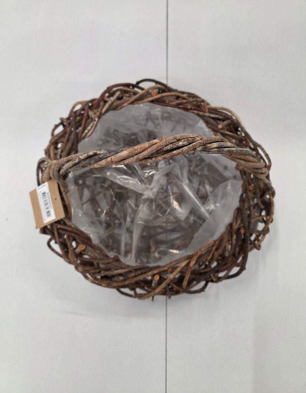 Basket Open Vine Round 29x36cm