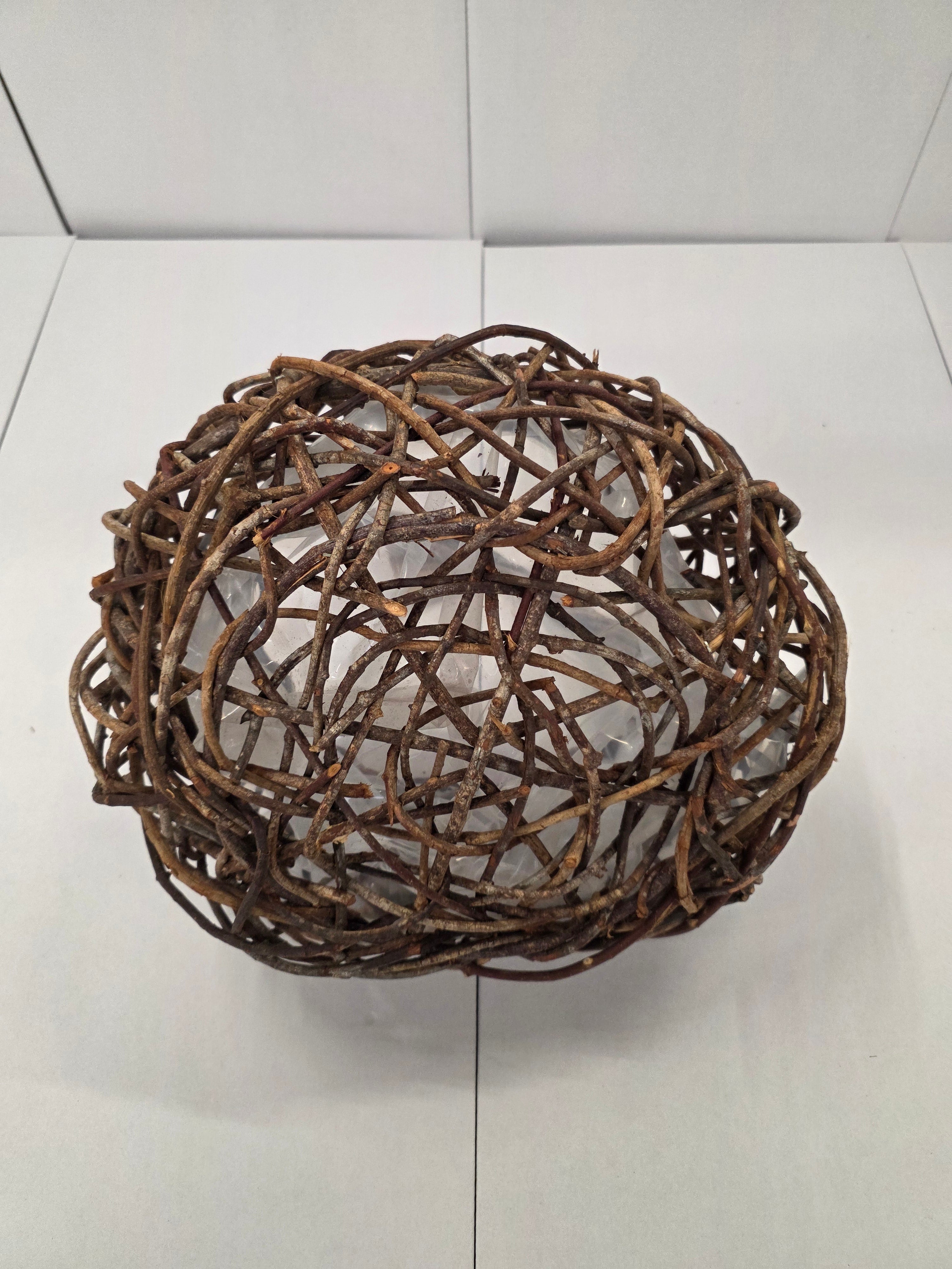 Basket Open Vine Round 29x36cm